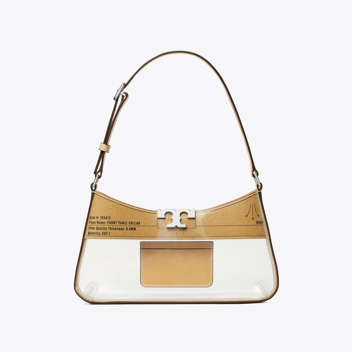 Eleanor Clear Slim Shoulder Bag
