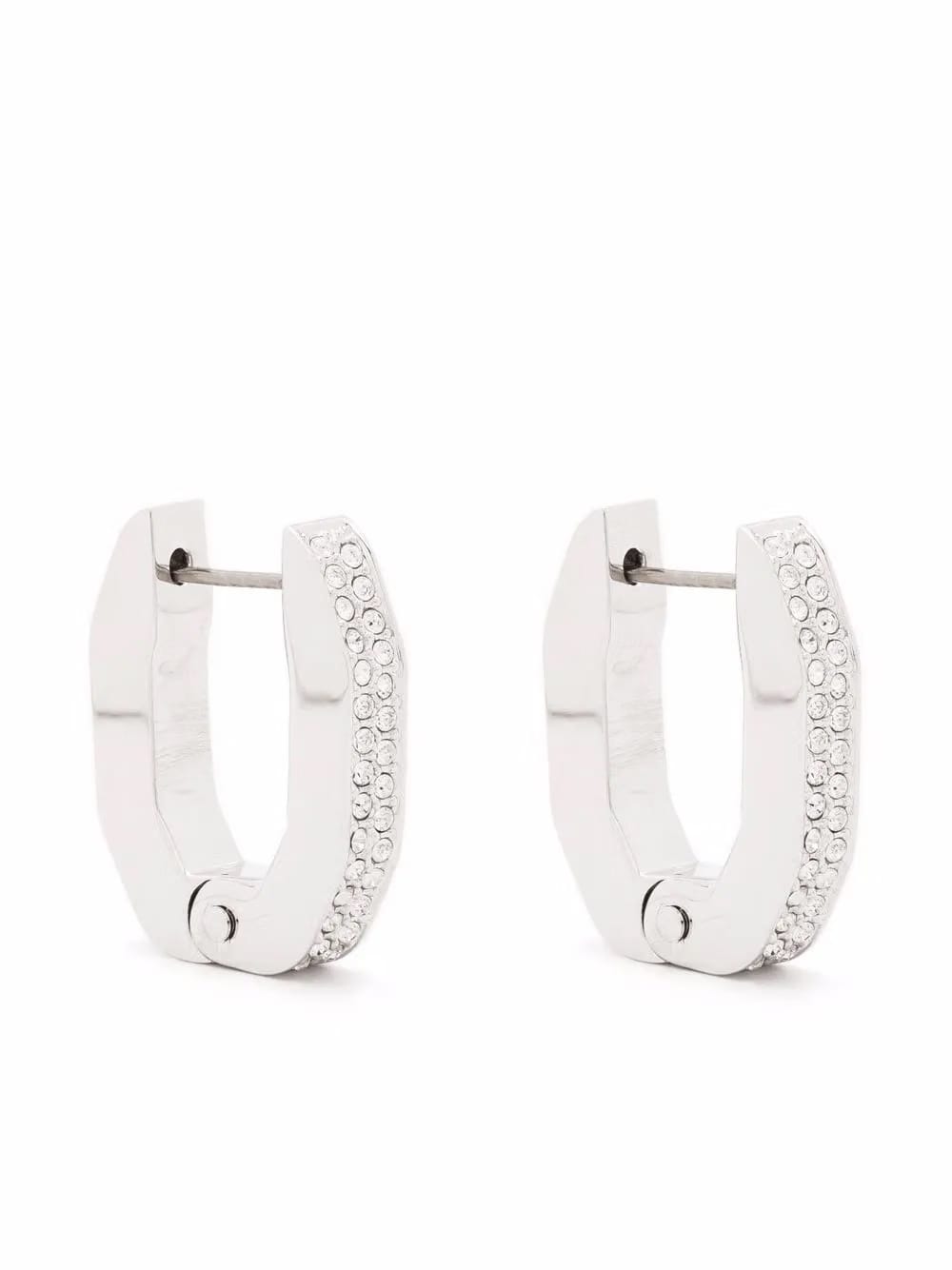 Dextera octagonal hoop earrings