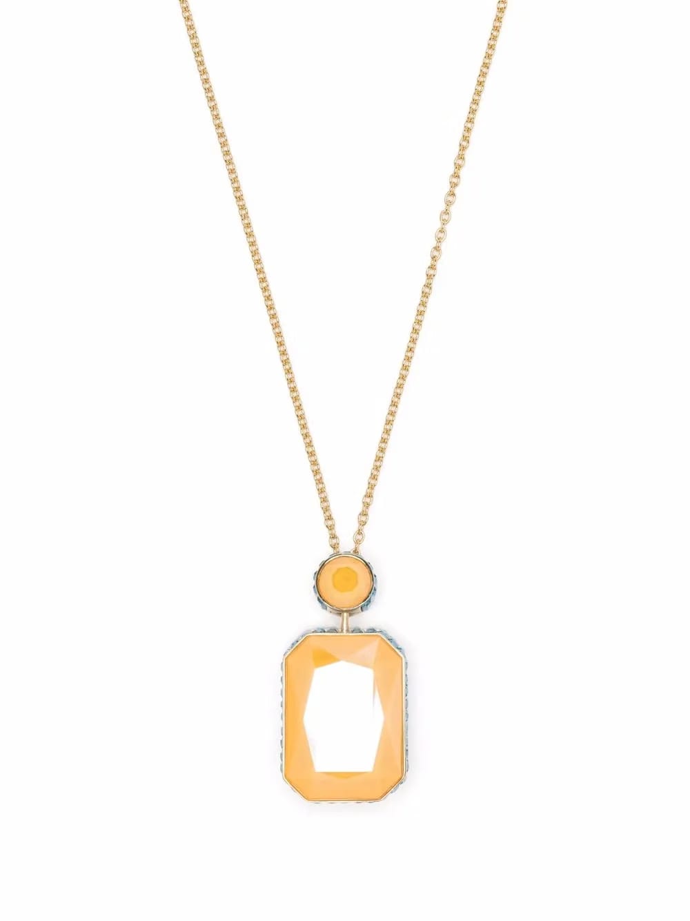 Orbita octagon cut crystal necklace