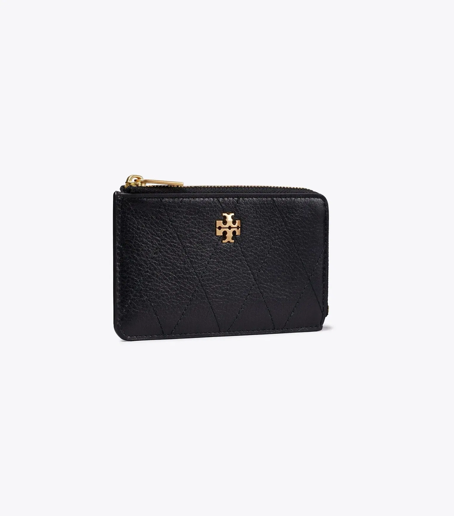 Charlie Quilted Zip Card Case