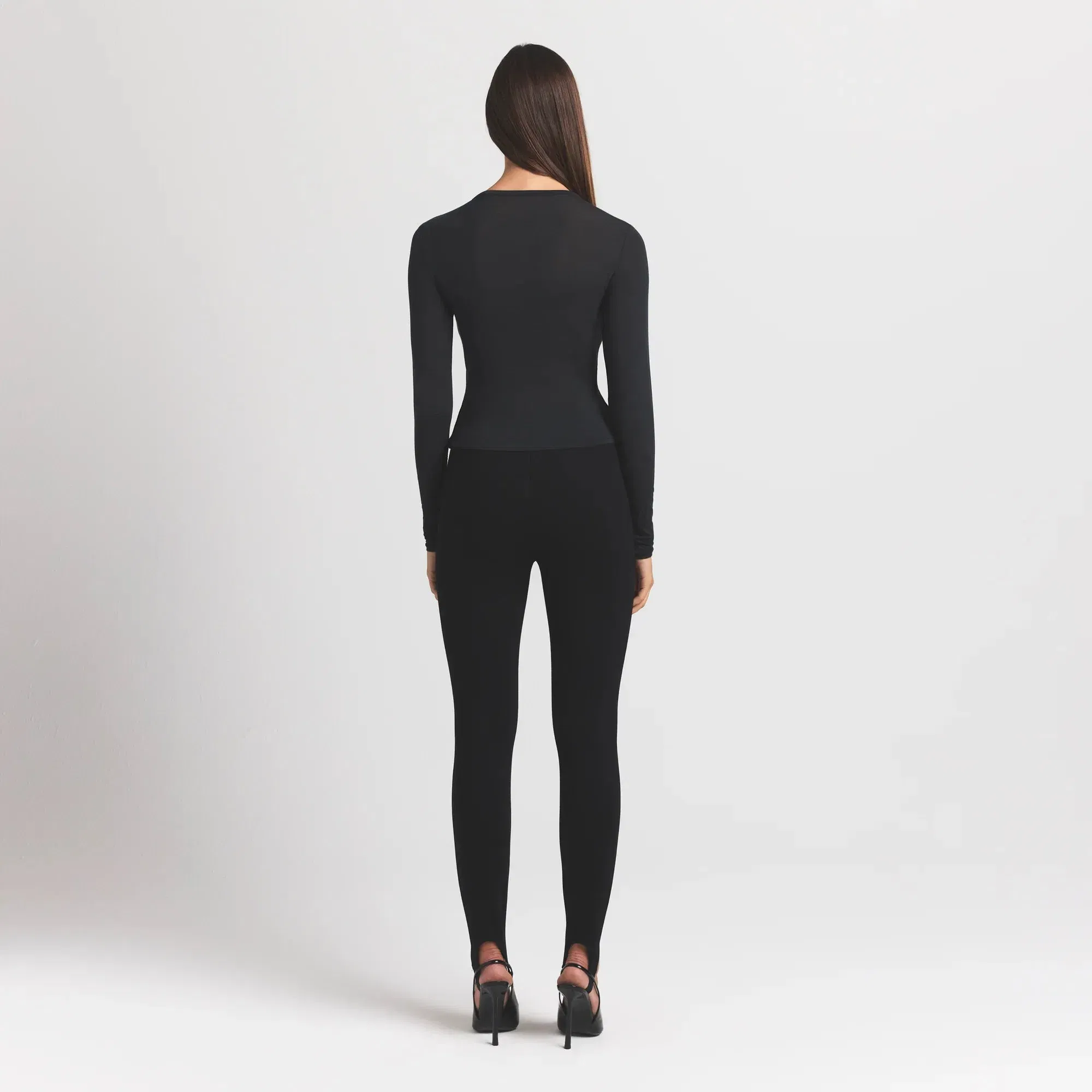 Sheer Modal Cardigan with Covered Buttons