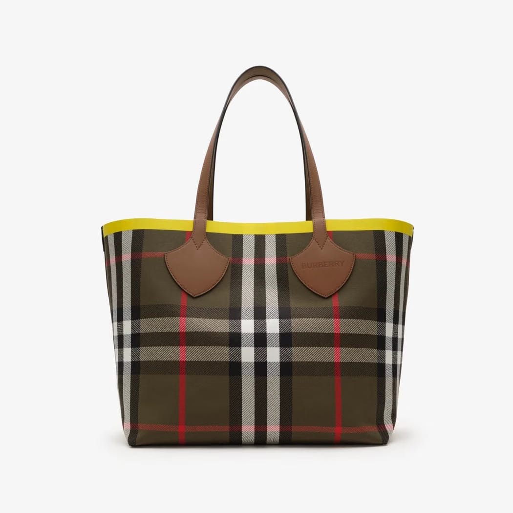 Burberry Large Check Tote