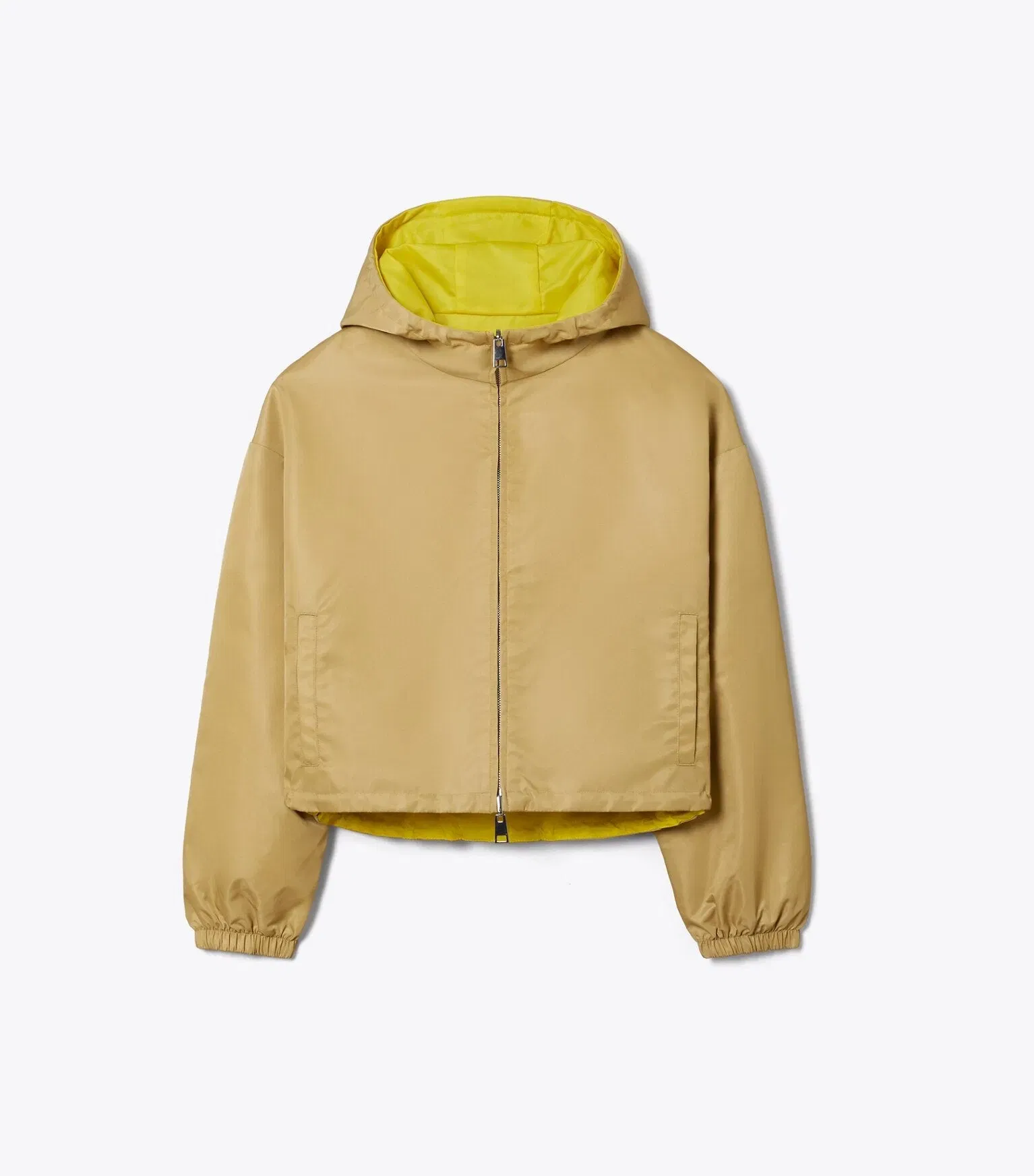 Reversible Cropped Nylon Jacket
