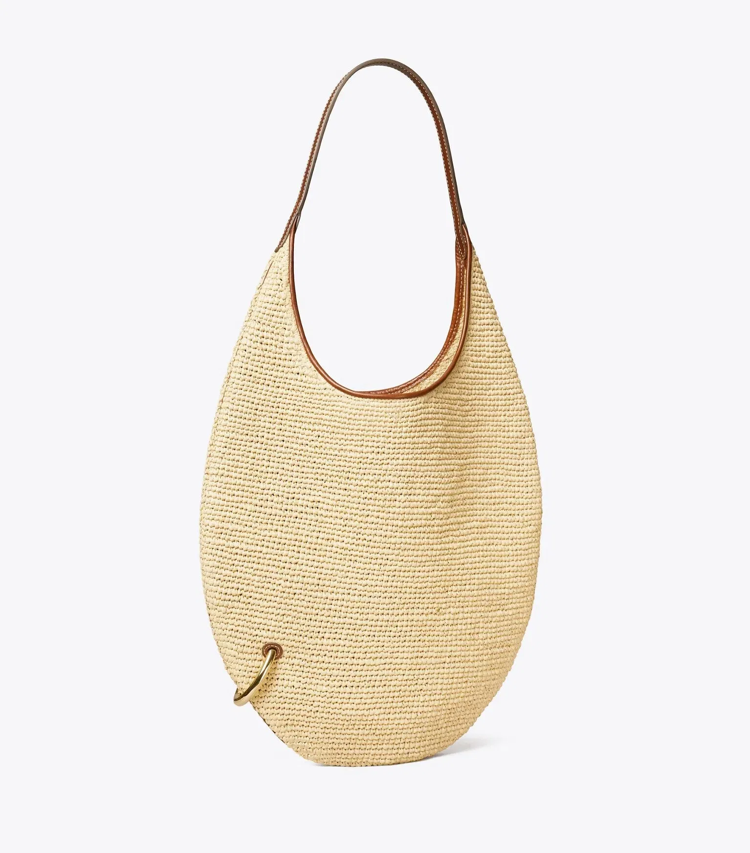 Pierced Soft Raffia Bag