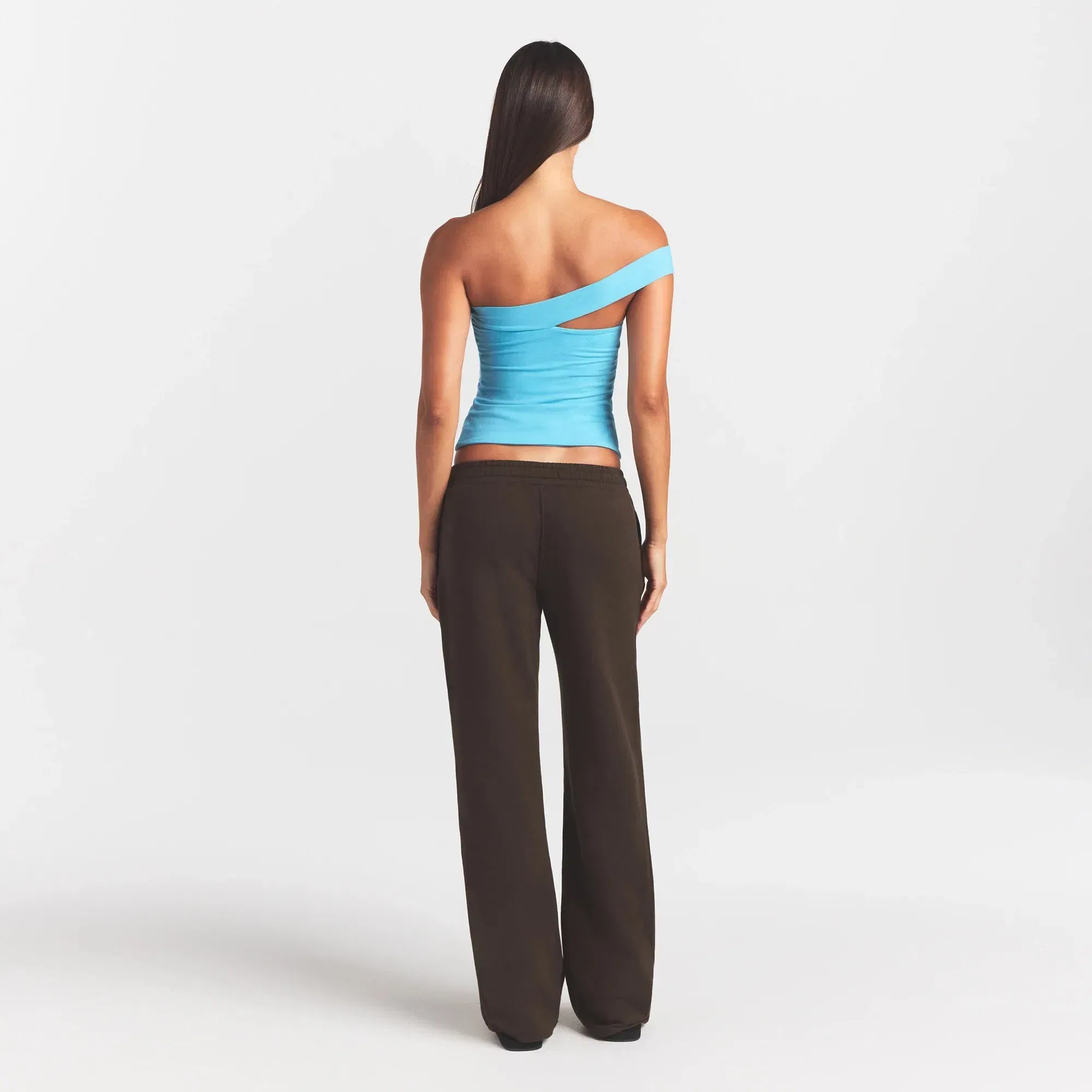 French Terry Straight Leg Pant