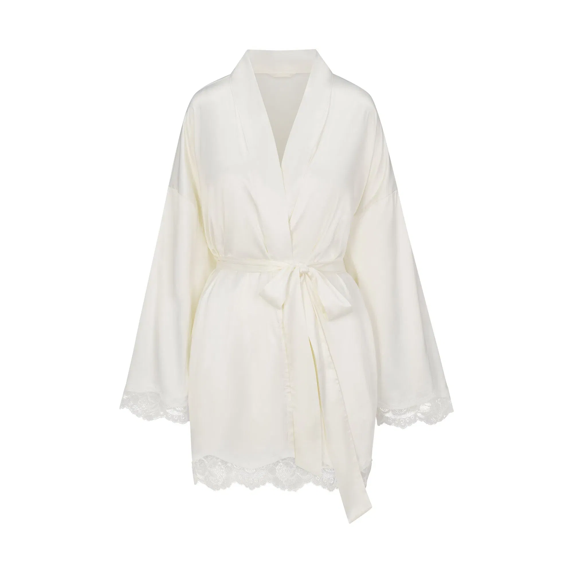 Woven Shine Lace Robe