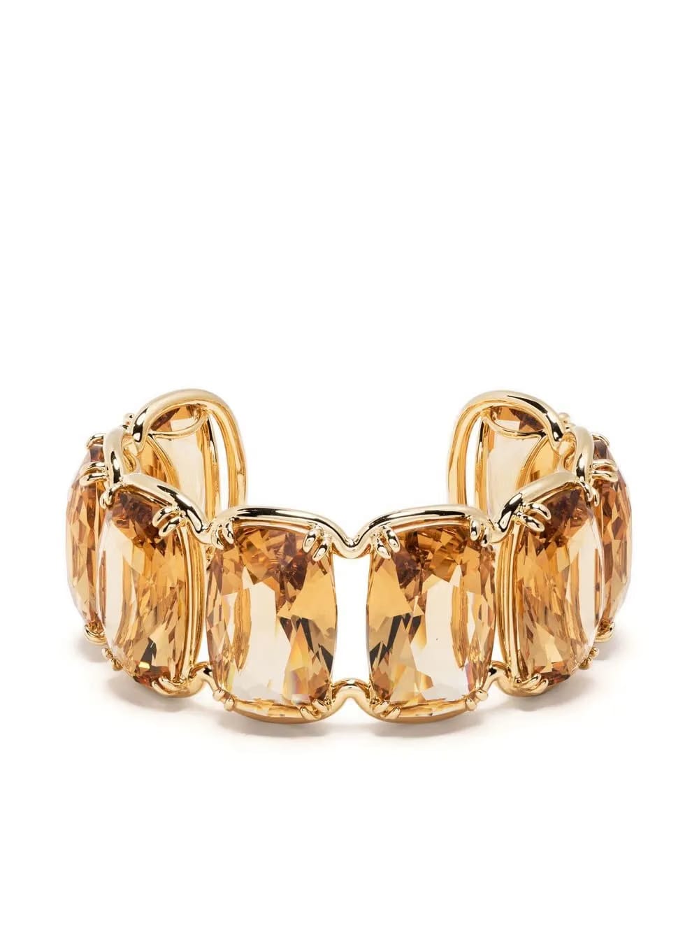 Harmonia floating-crystals cuff bracelet