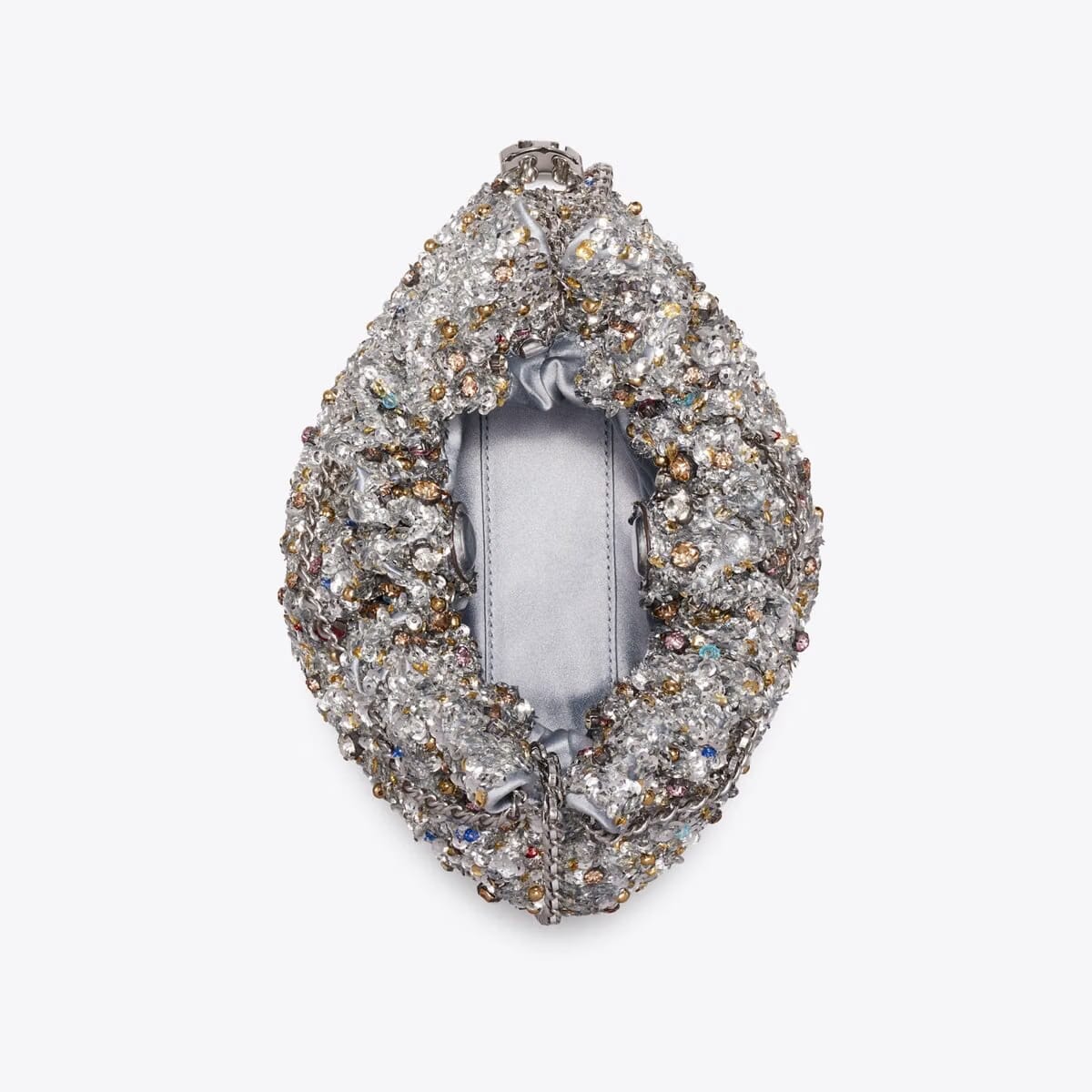 Mini Fleming Embellished Hobo Bag