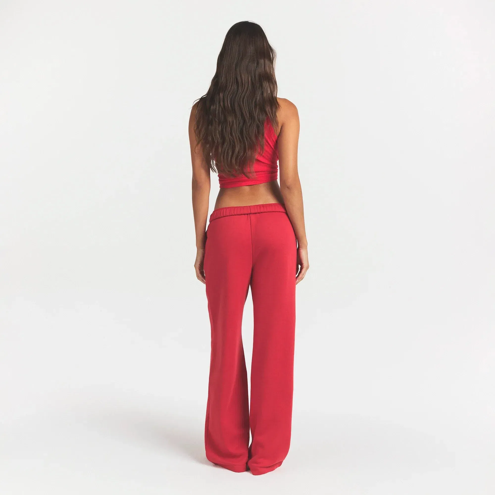 Cotton Fleece Classic Straight Leg Pant