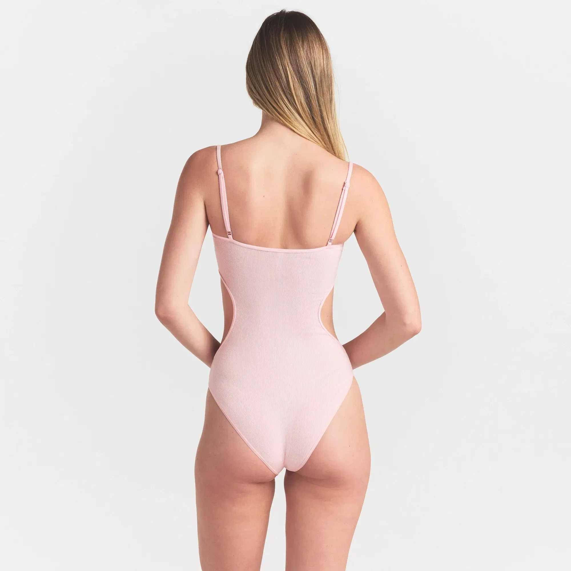 Cotton Rib Cut Out Bodysuit