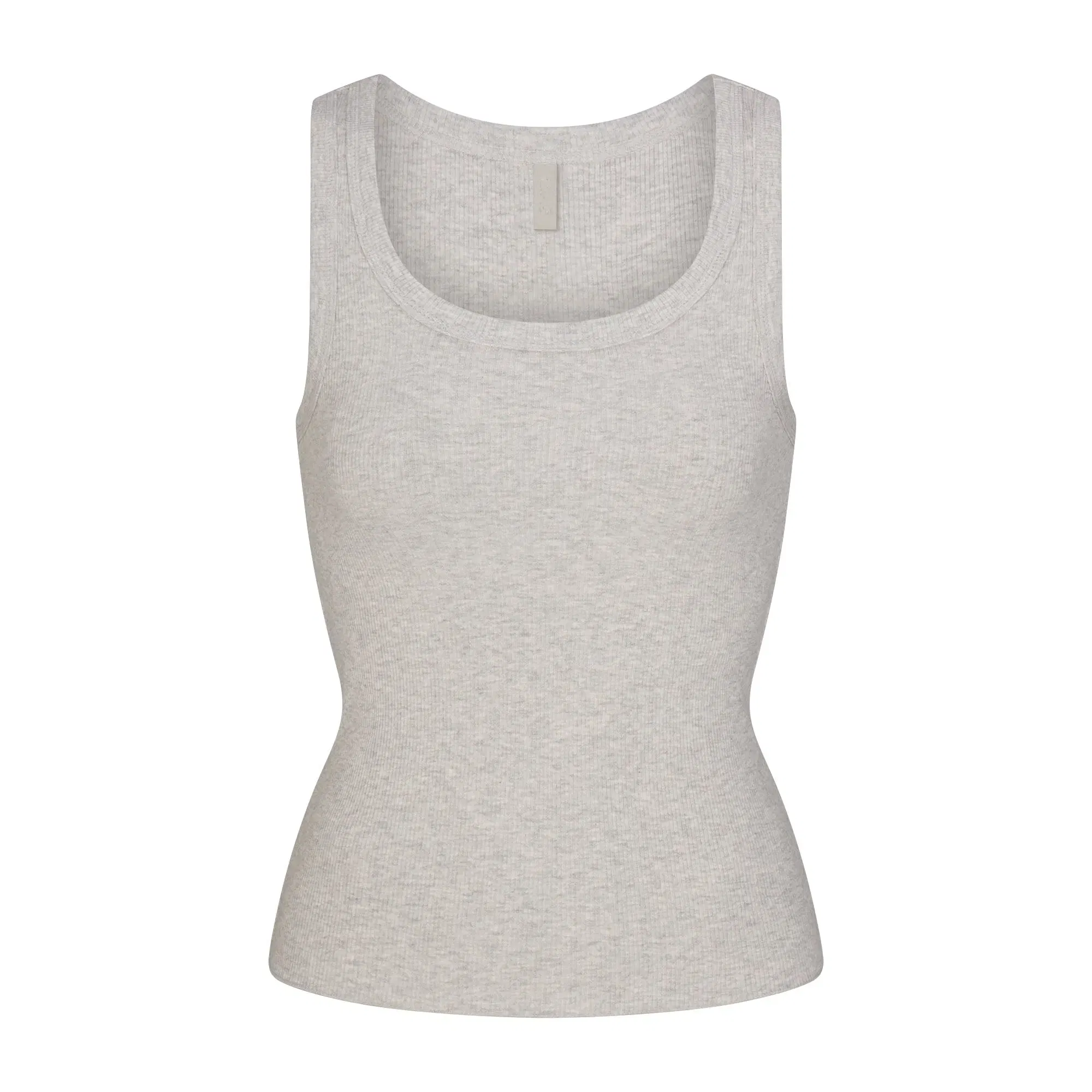 Cotton Rib Scoop Neck Tank