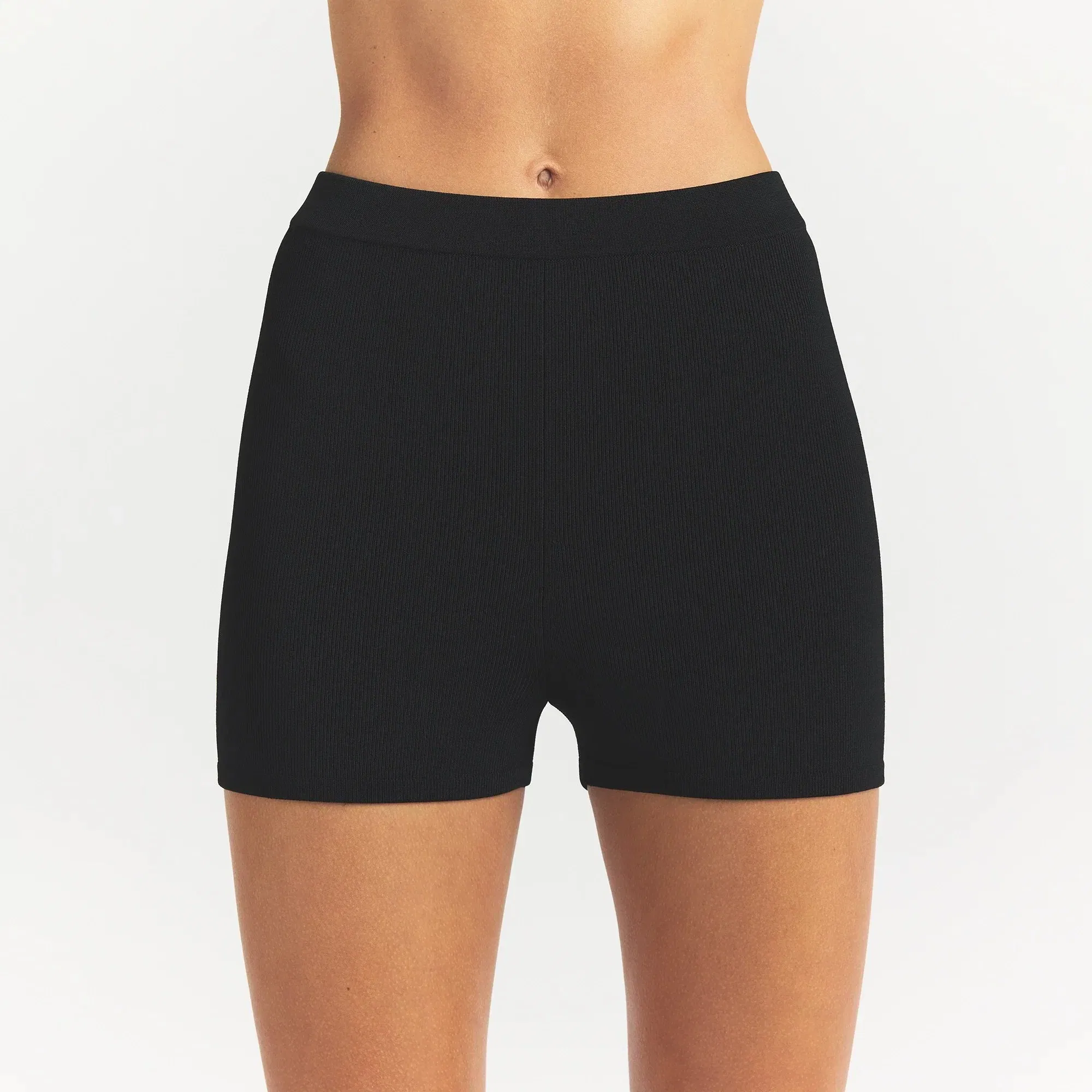 Refined Knit High-waisted Short