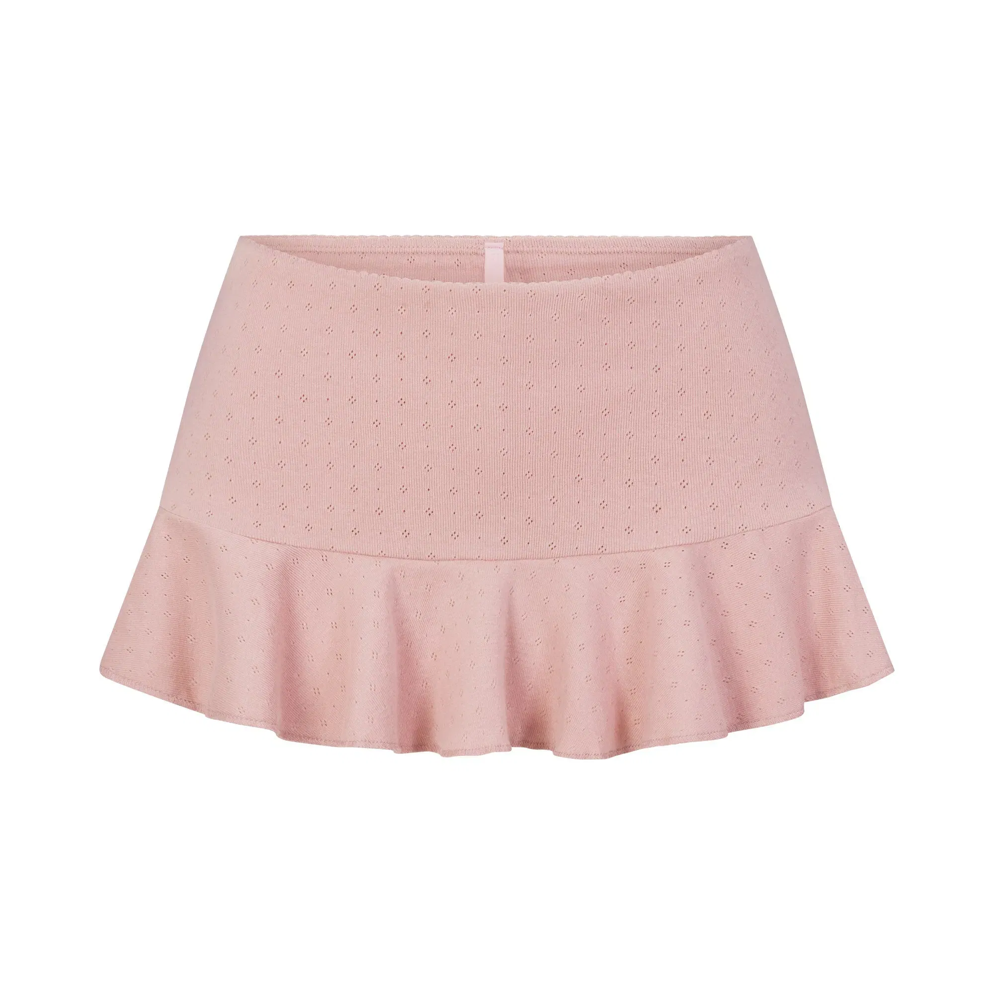 Heavy Pointelle Mini Skort