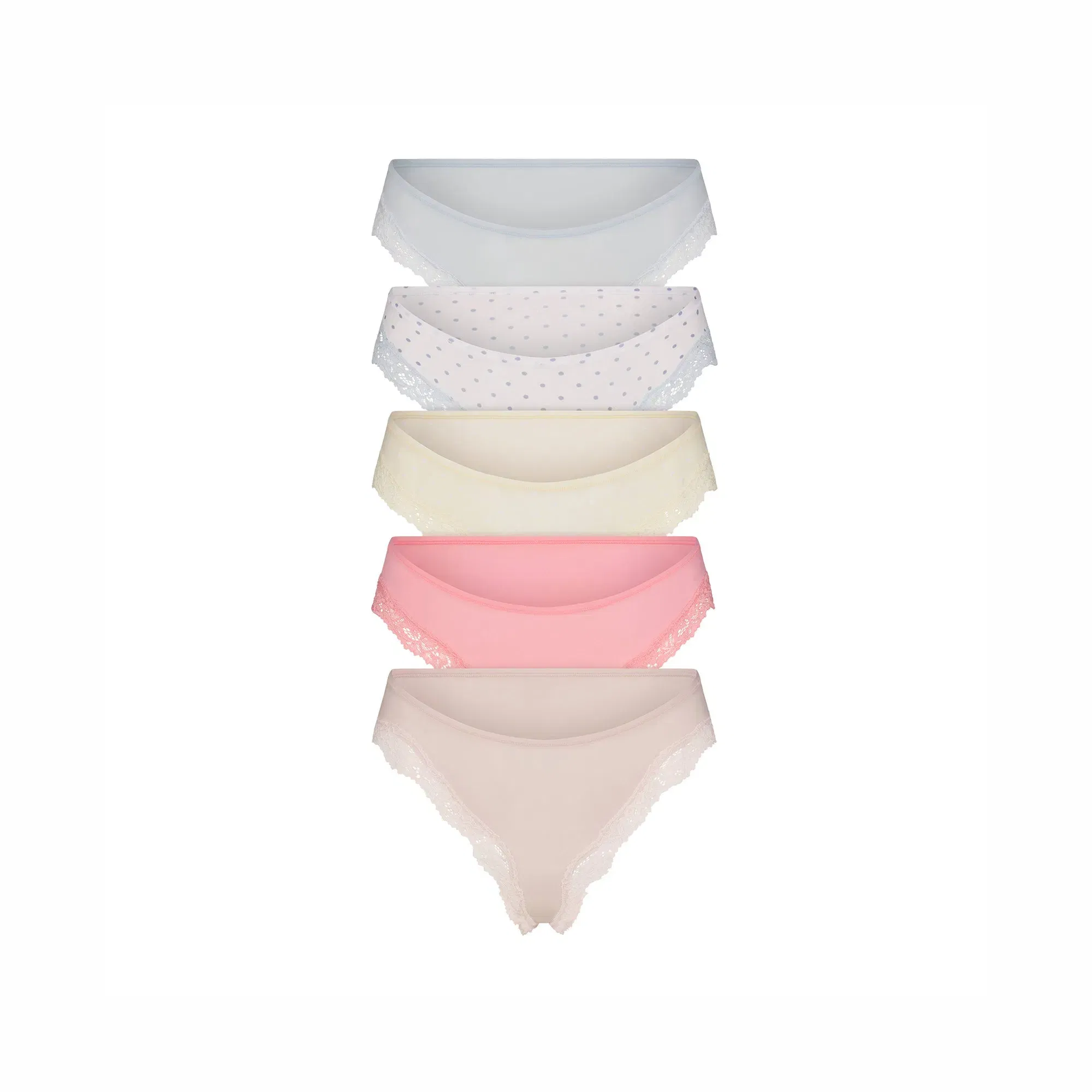 Fits Everybody Lace Cheeky Tanga 5-pack