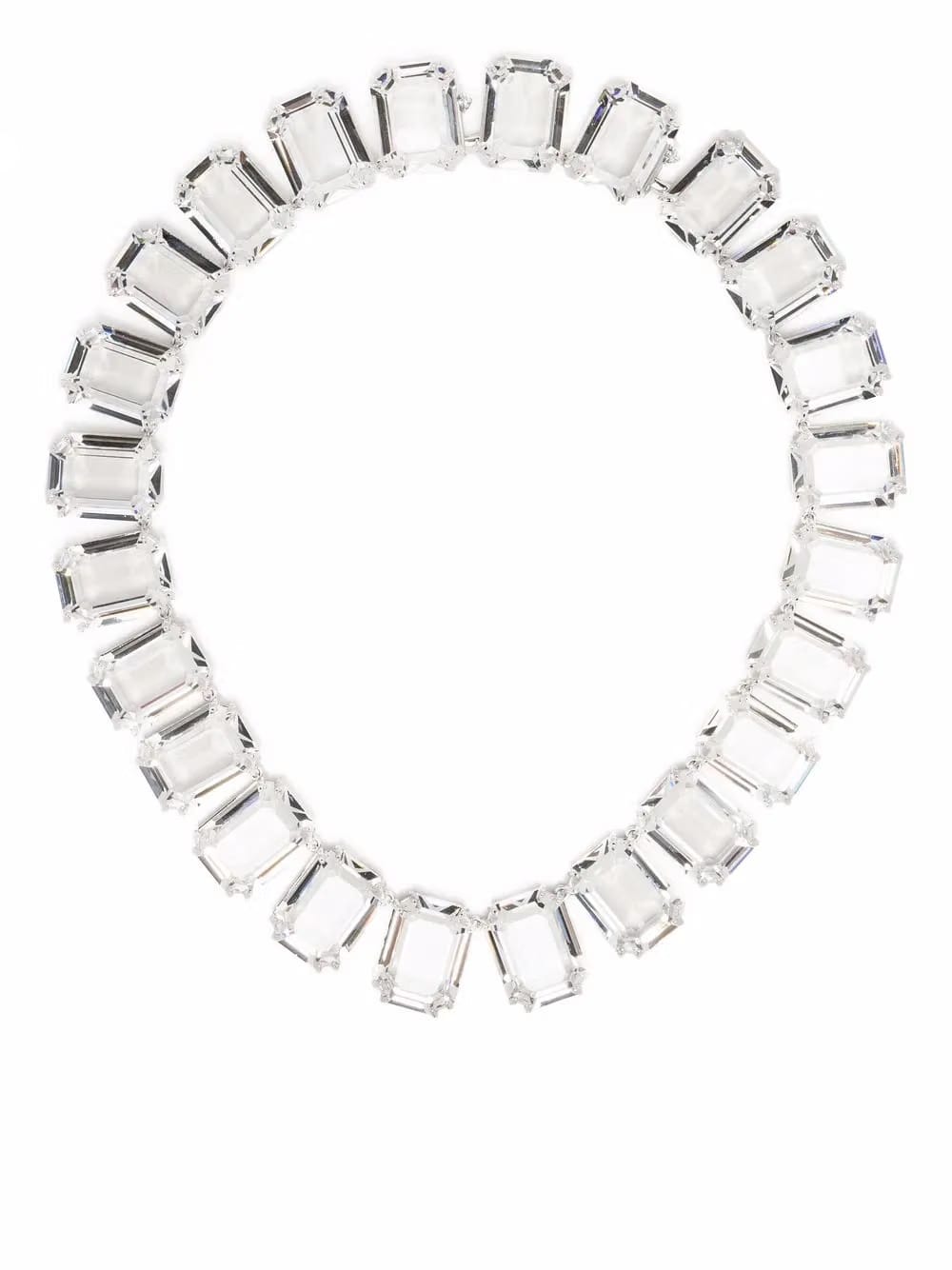 Millenia octagon cut crystals necklace