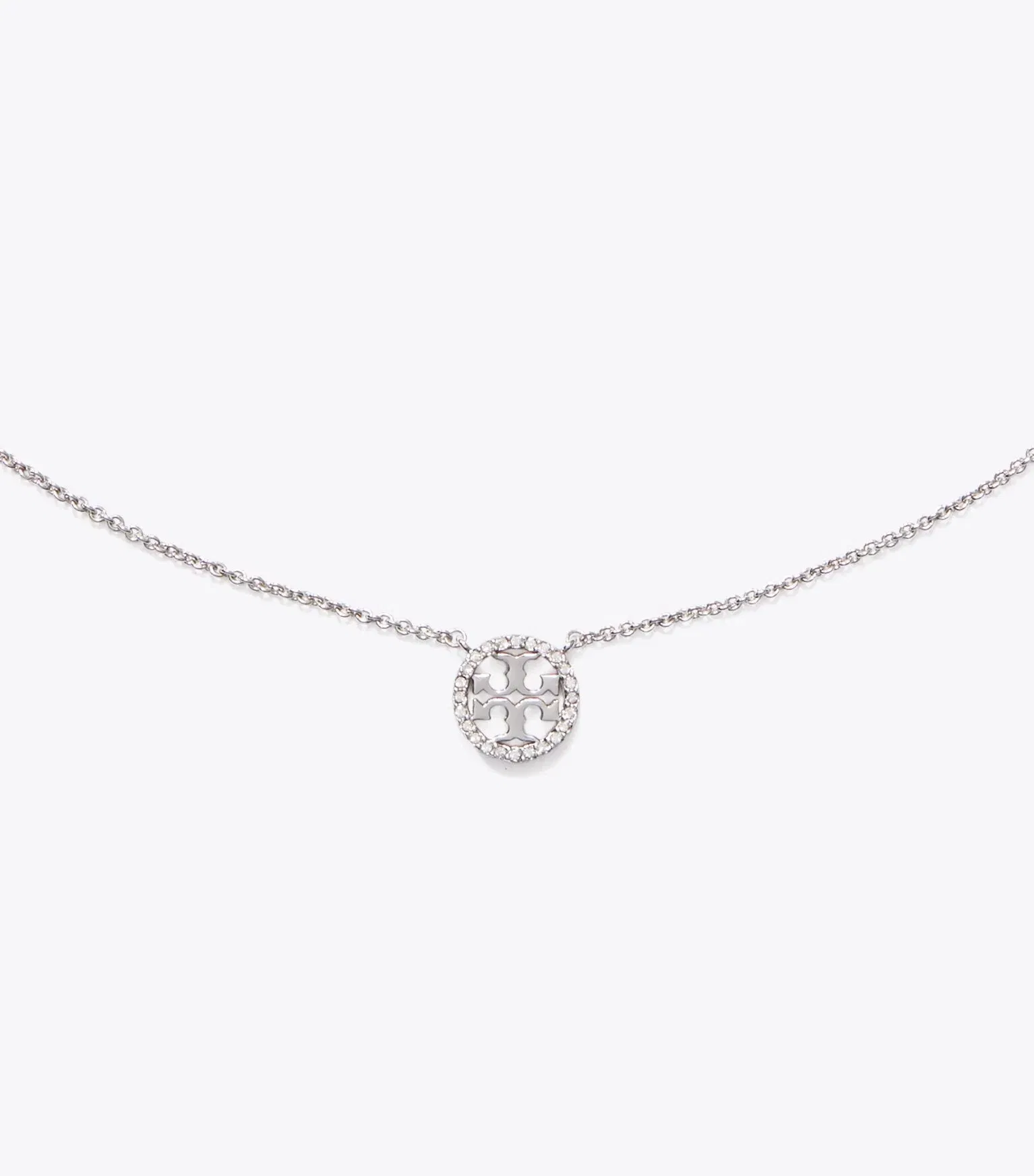 Icon Pavé Pendant Necklace