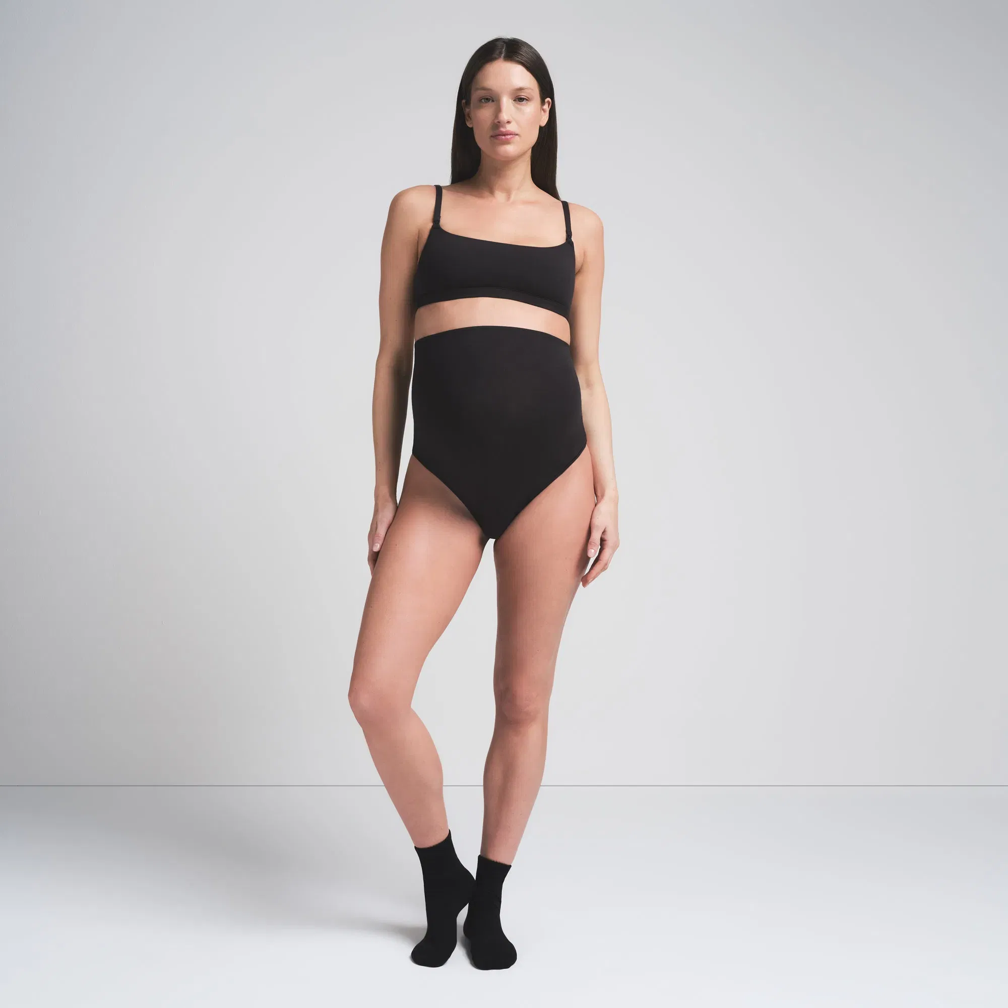 Cotton Jersey Maternity Nursing Scoop Bralette