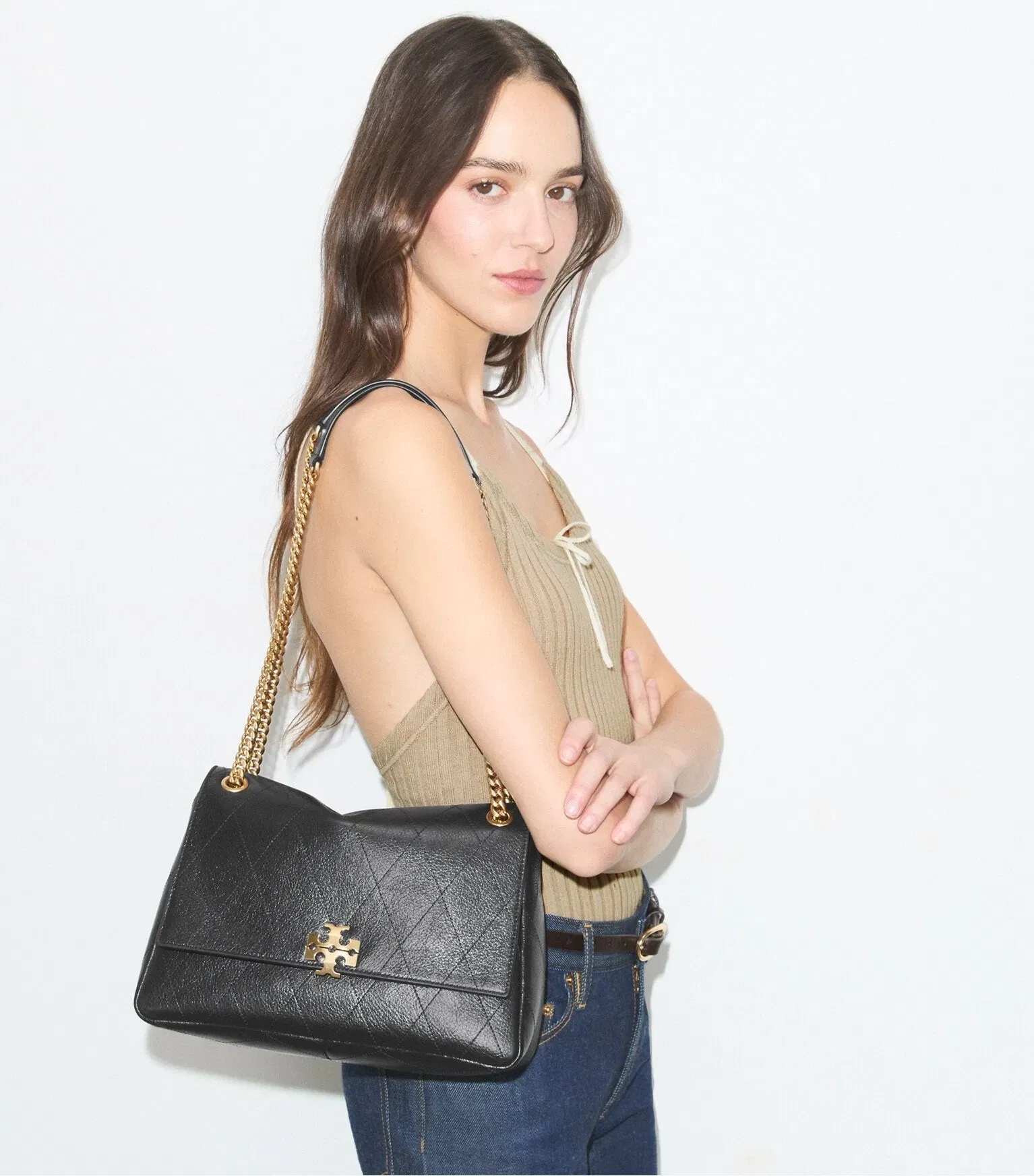 Charlie Quilted Shoulder Bag