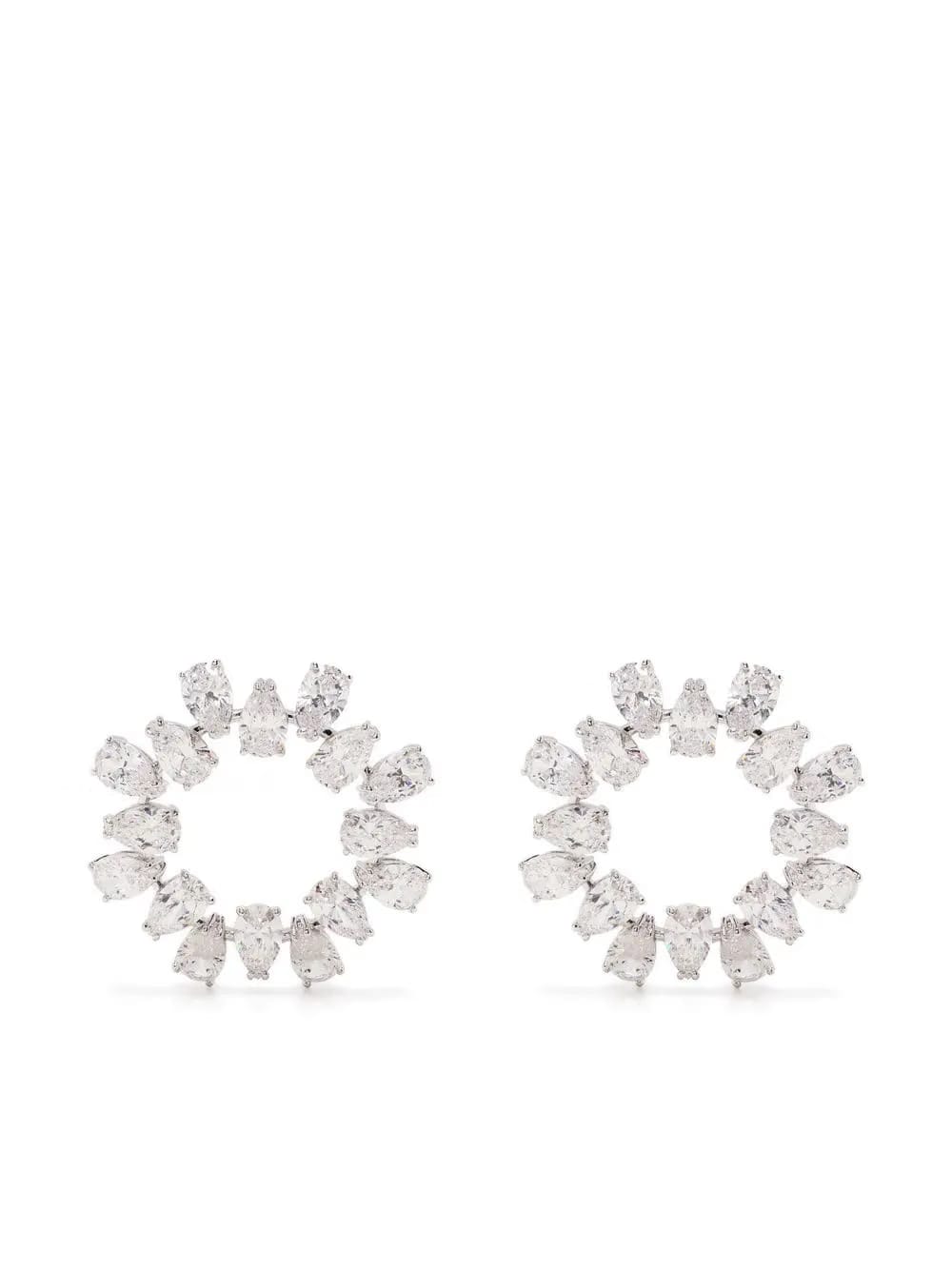 Matrix stud earrings