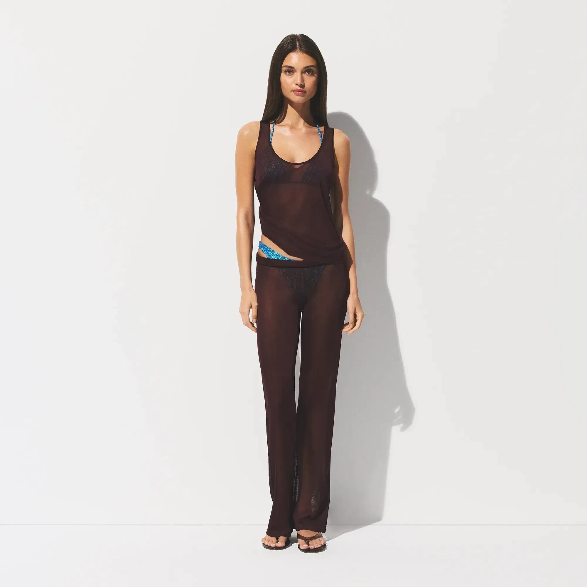 Slinky Knit Scoop Long Tank