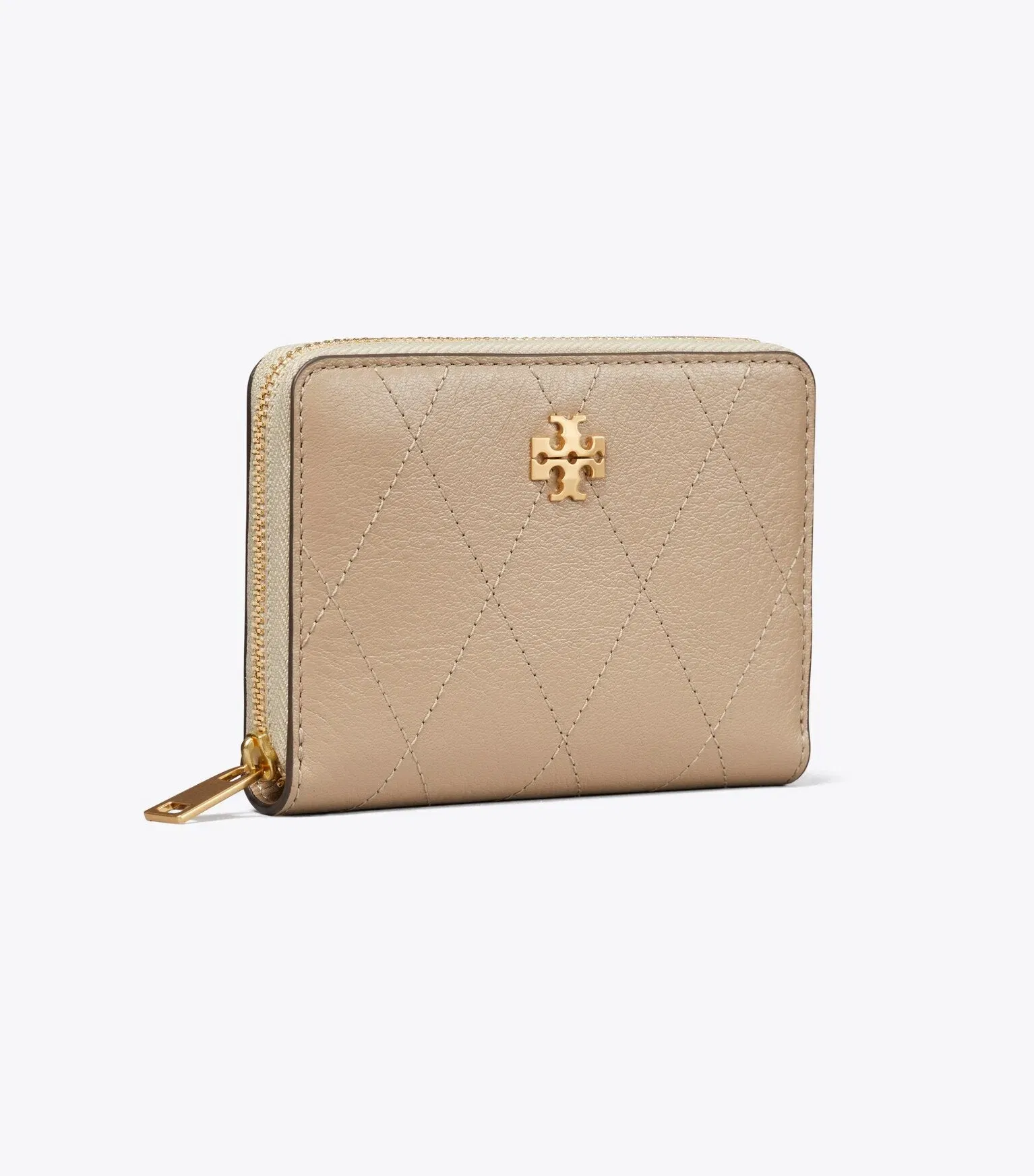Small Charlie Quilted Zip-Around Wallet
