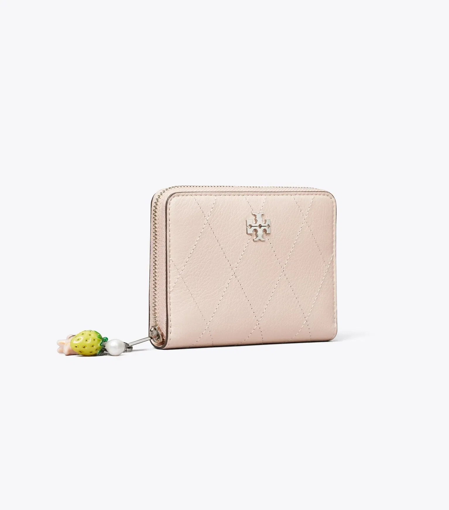 Small Charlie Quilted Zip-Around Wallet