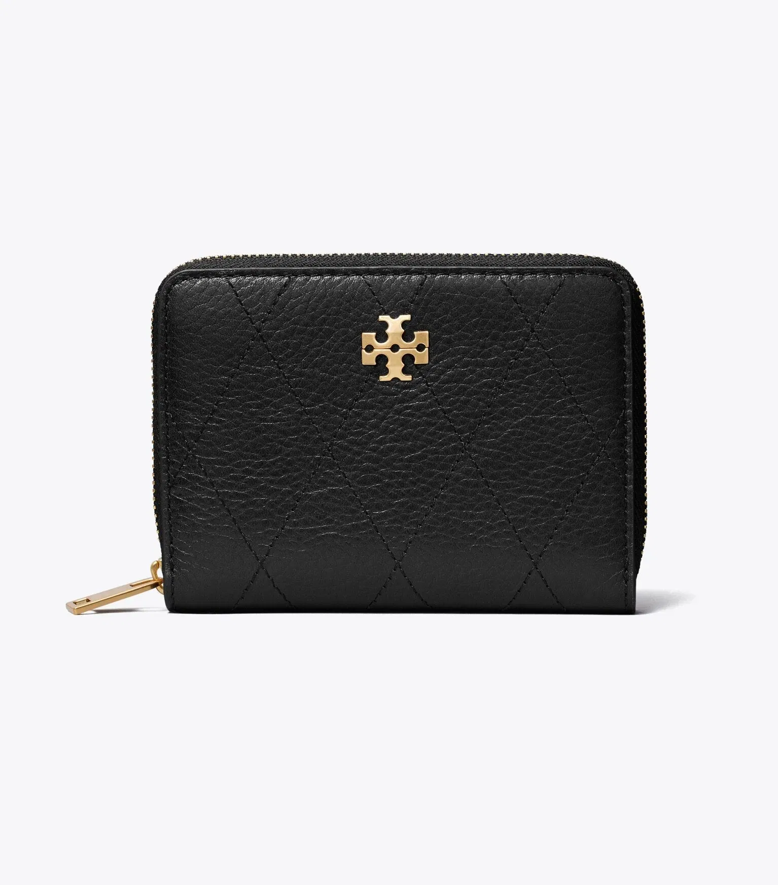 Small Charlie Quilted Zip-Around Wallet