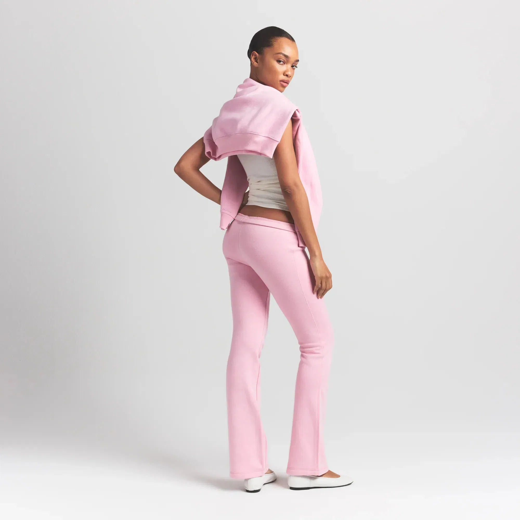 Cotton Fleece Slim Pant