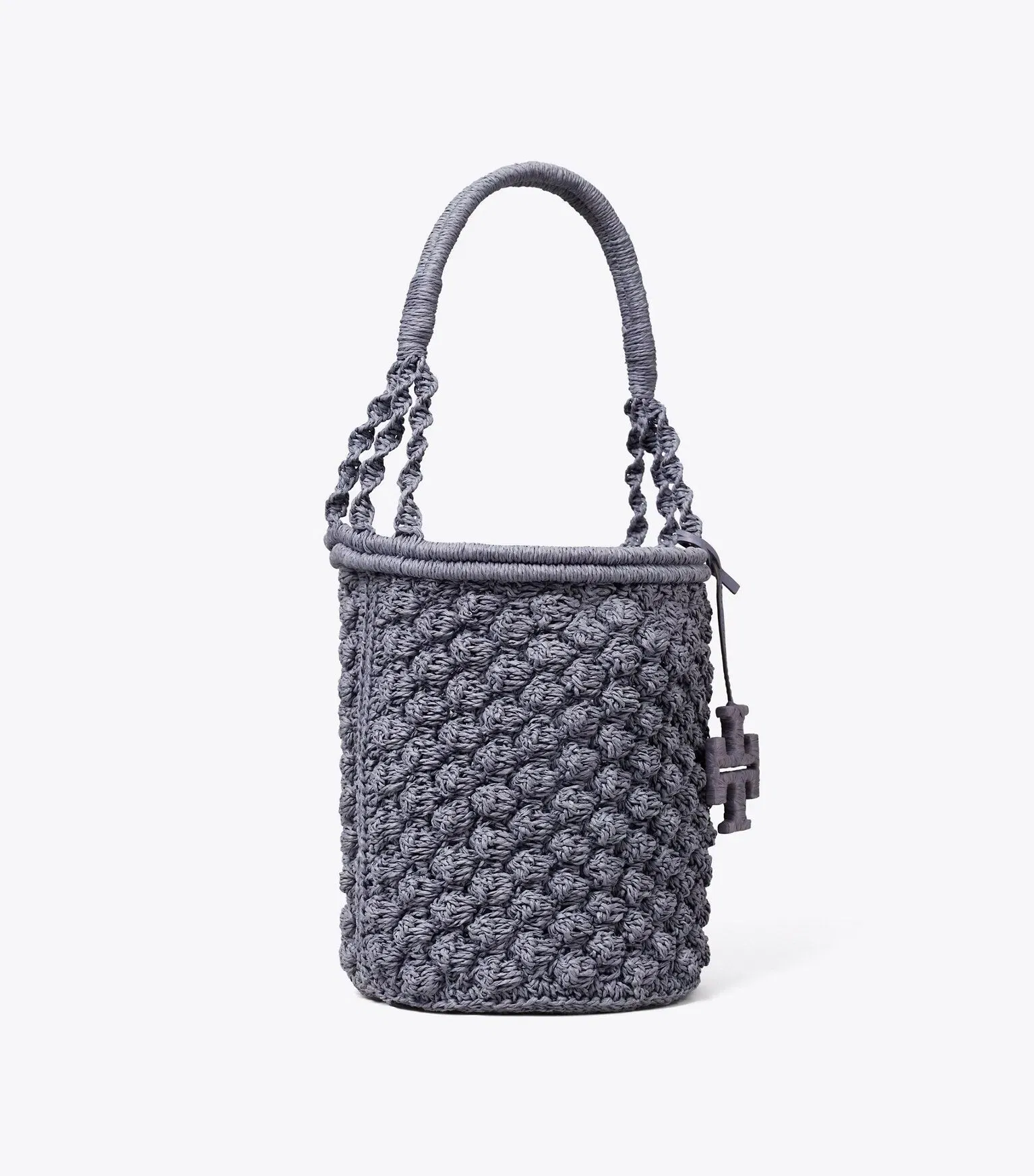 Ella Hand-Crocheted Popcorn Bucket Bag