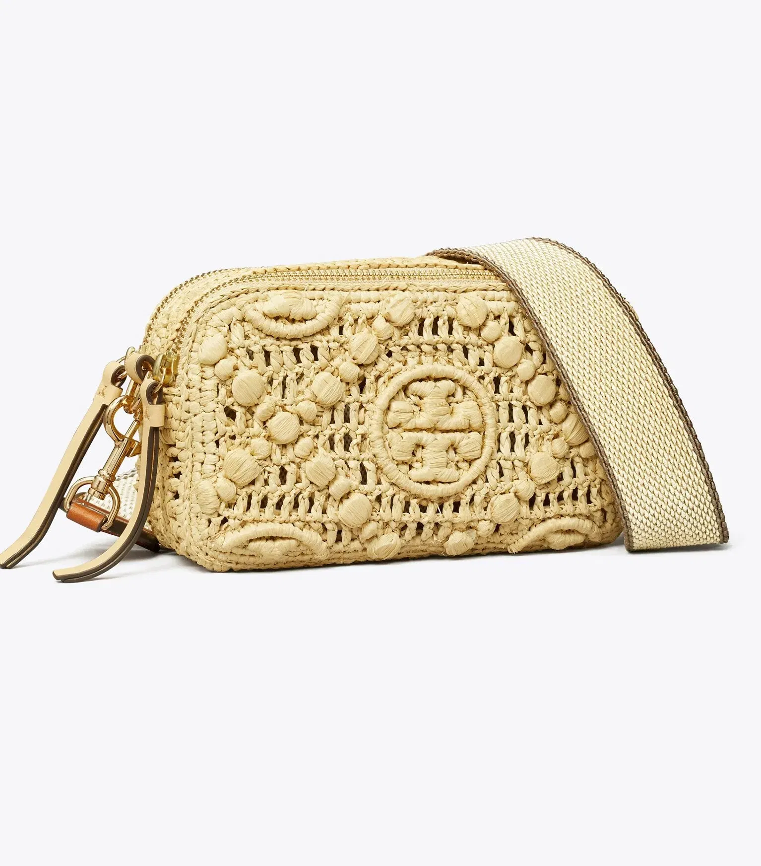 Mini Miller Raffia Crossbody Bag