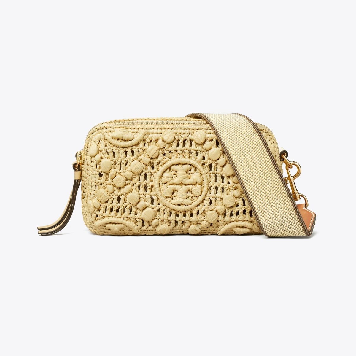 Mini Miller Raffia Crossbody Bag