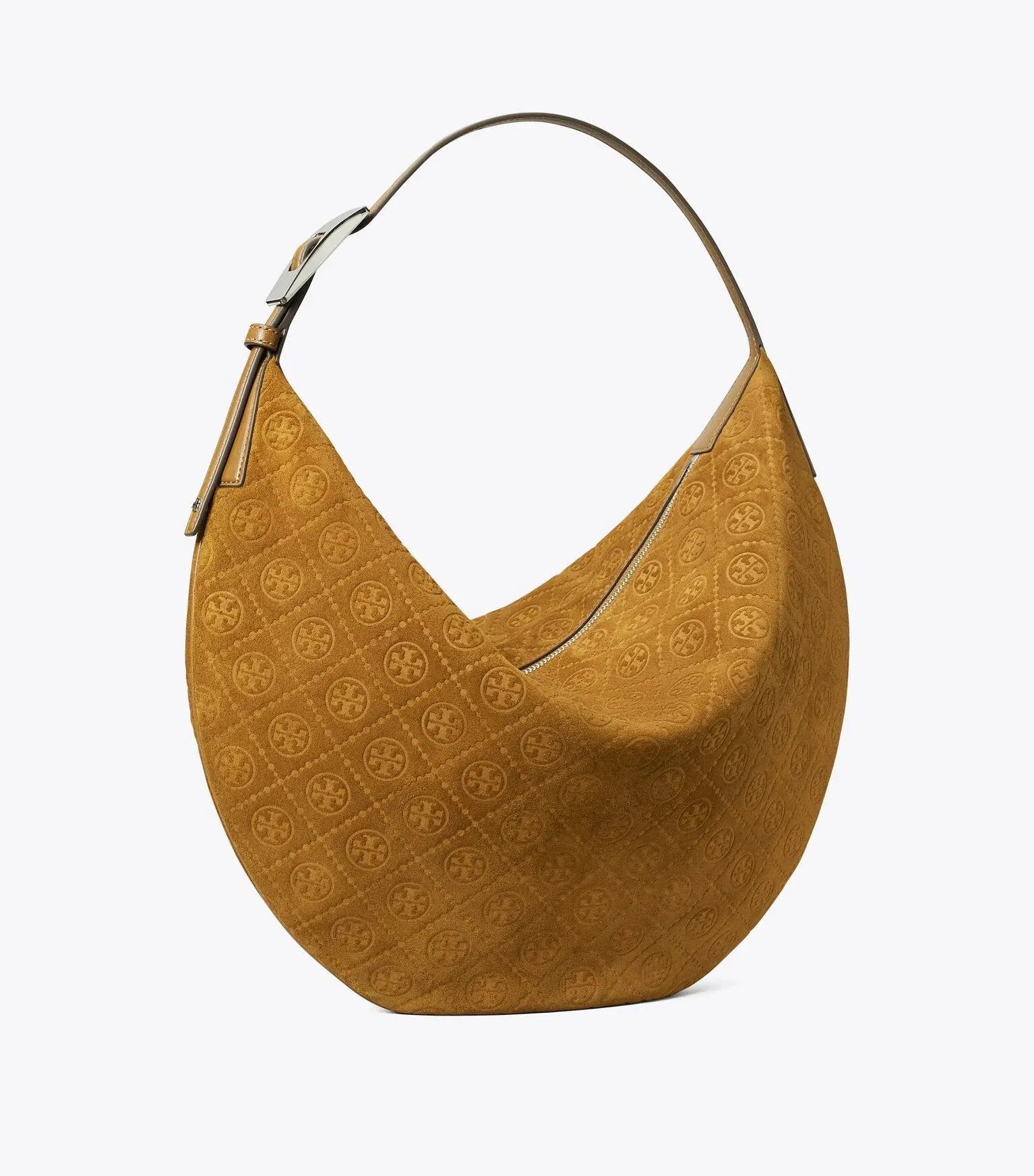 T Monogram Suede Balloon Bag
