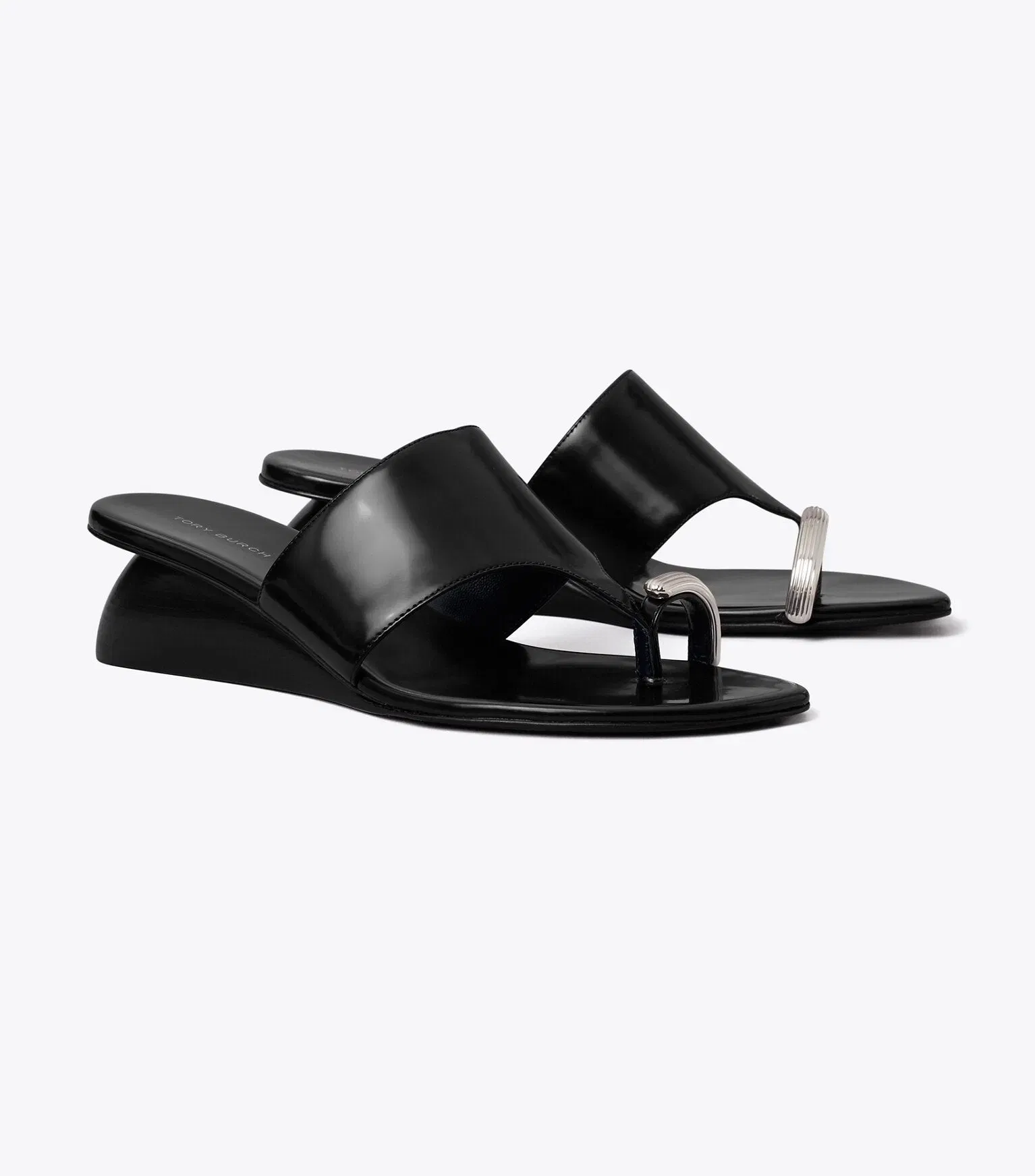 Pierced Wedge Sandal