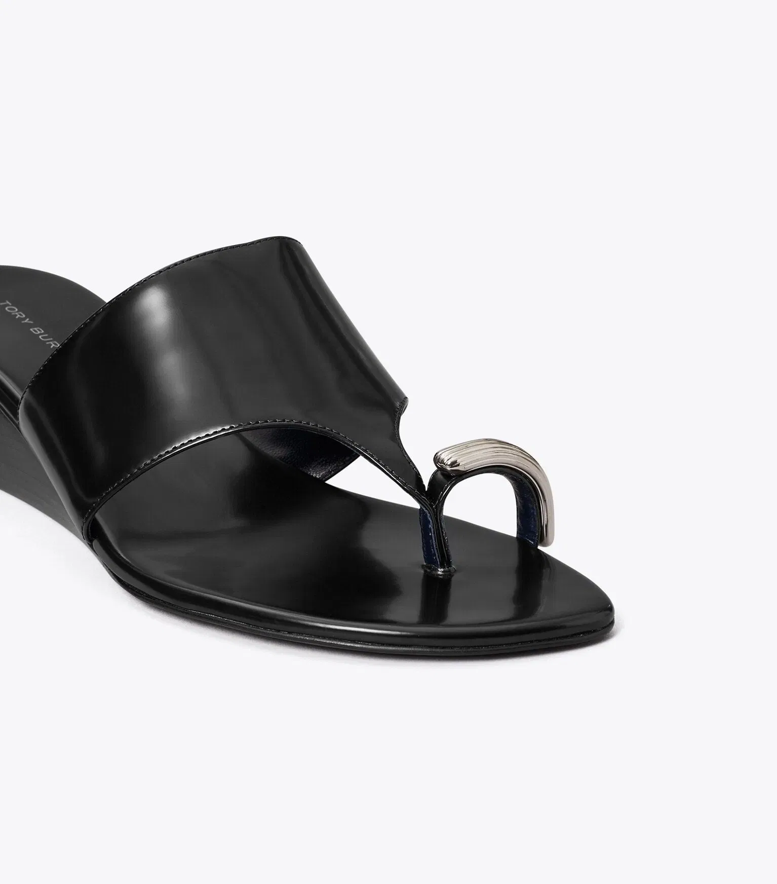 Pierced Wedge Sandal