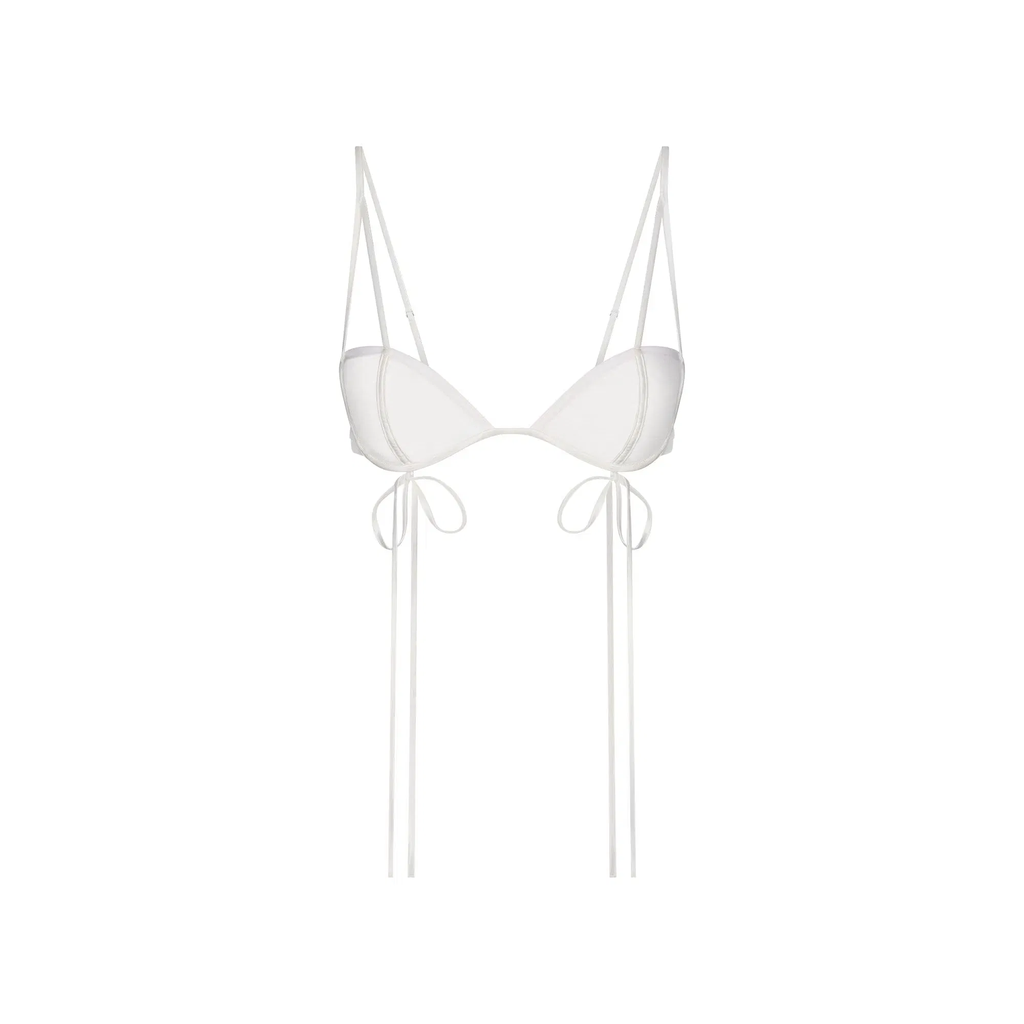 Ultra Fine Mesh Bow Bra