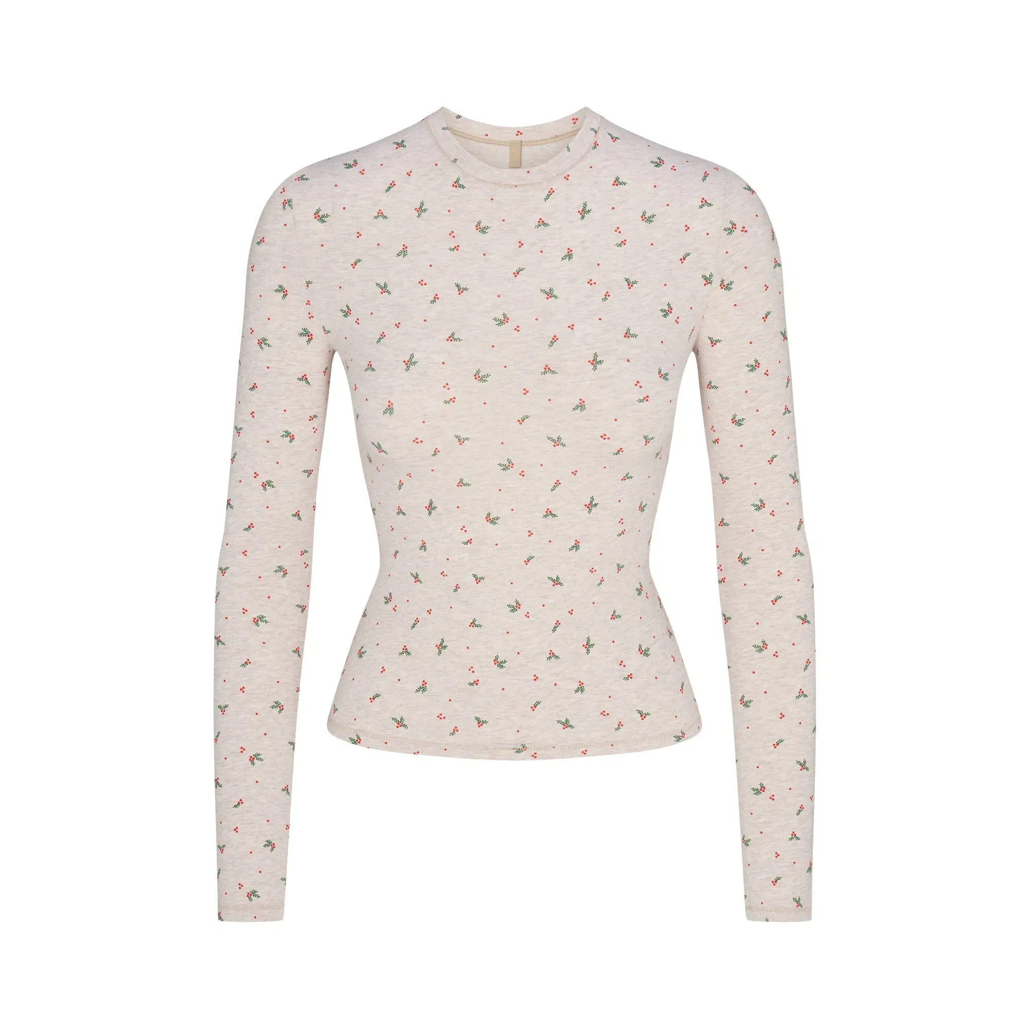 Cotton Jersey Long Sleeve T-shirt