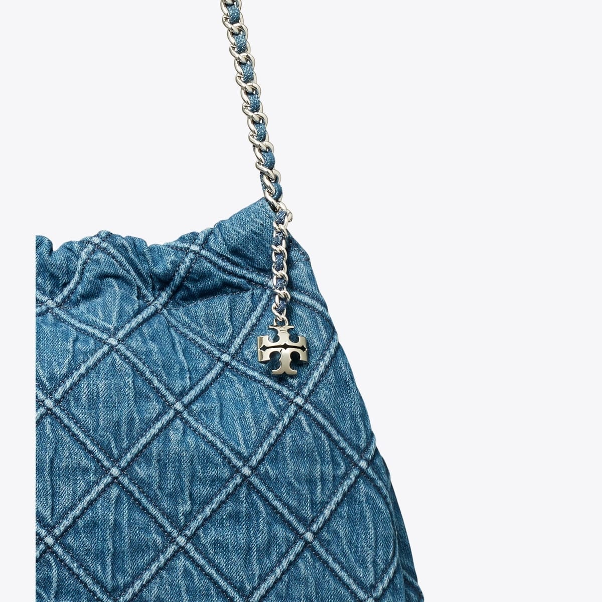 Fleming Soft Denim Hobo Bag