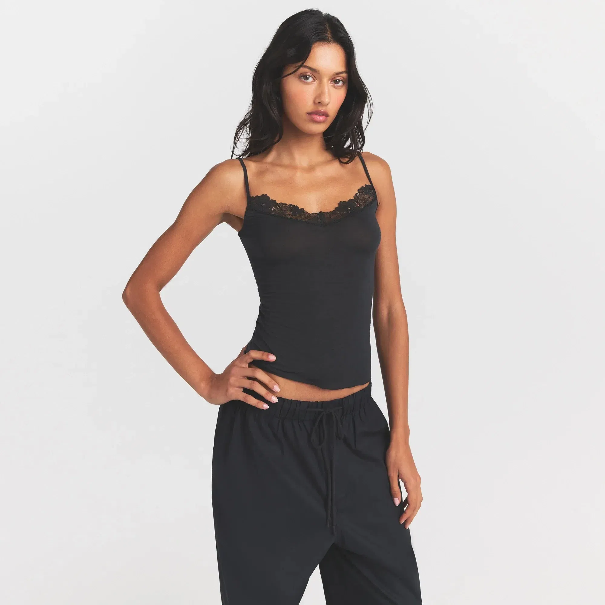 Sheer Modal Lace Cami