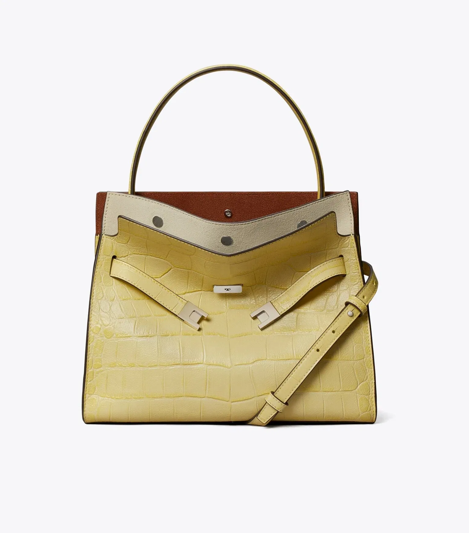 Small Lee Radziwill Embossed Double Bag