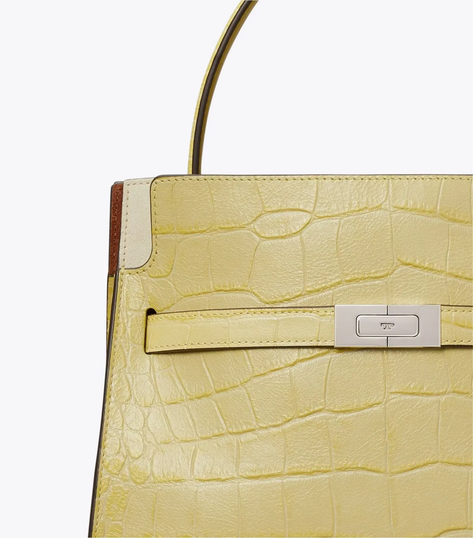 Small Lee Radziwill Embossed Double Bag