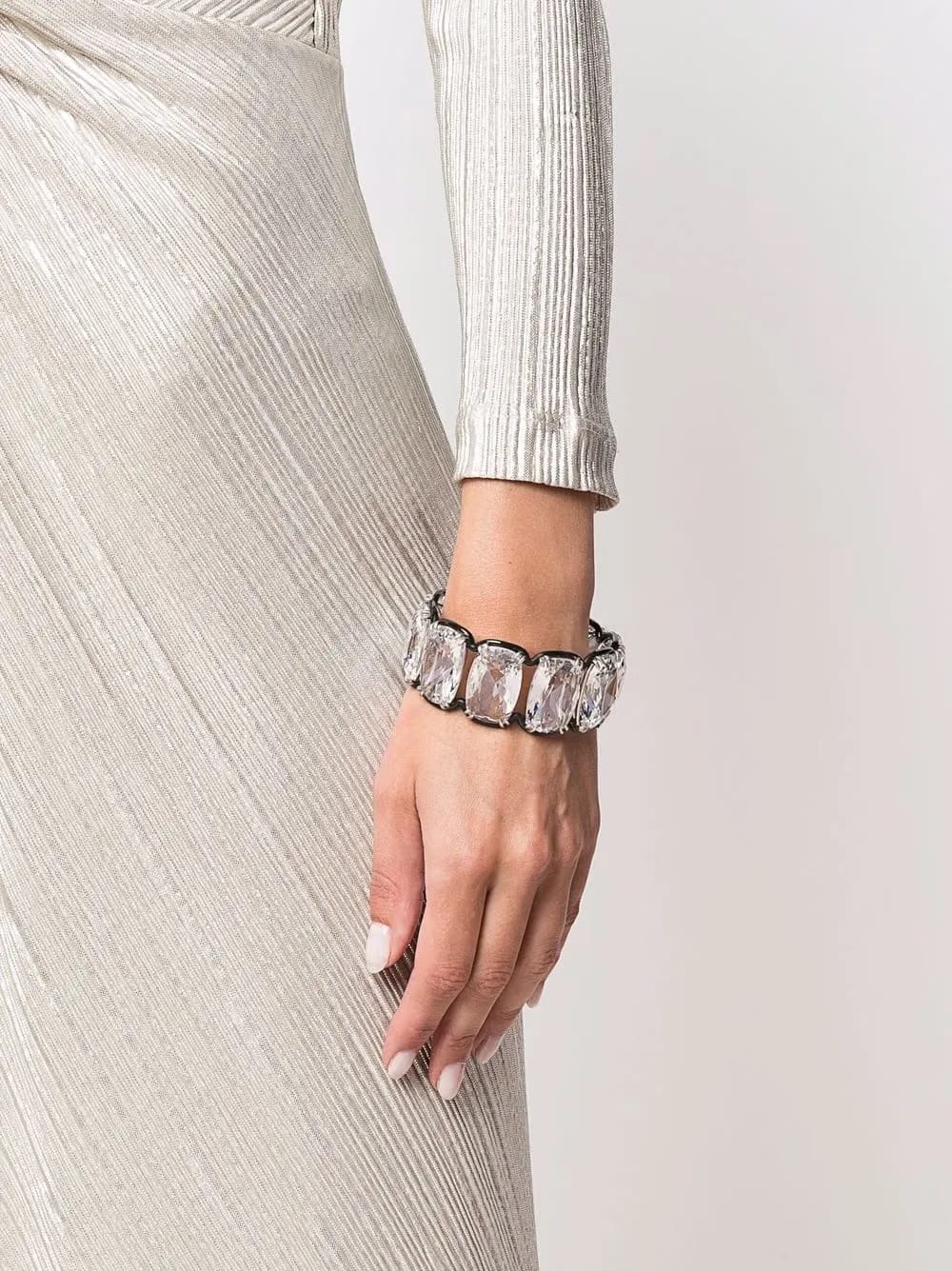 Harmonia floating crystal cuff