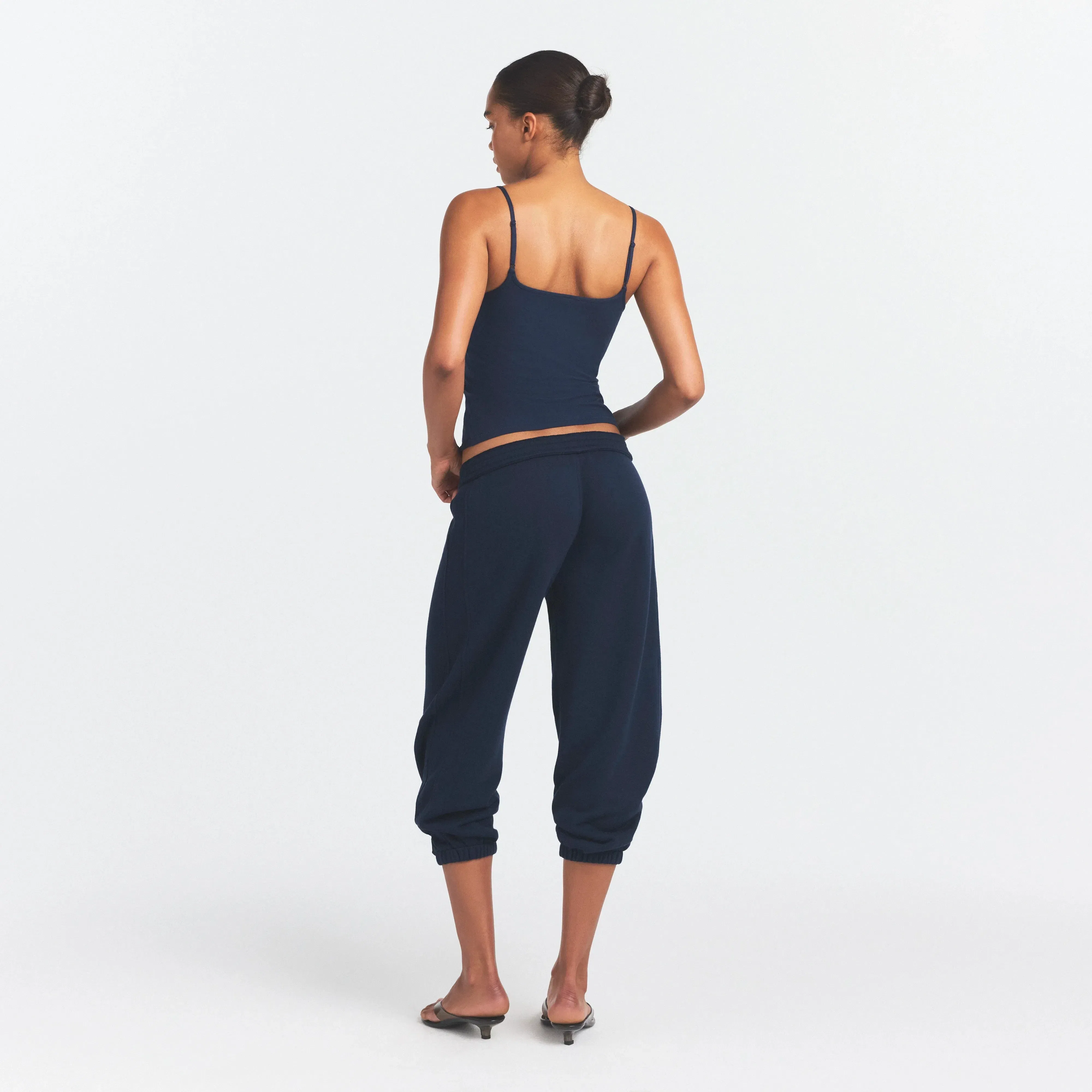 Drapey French Terry Cropped Jogger