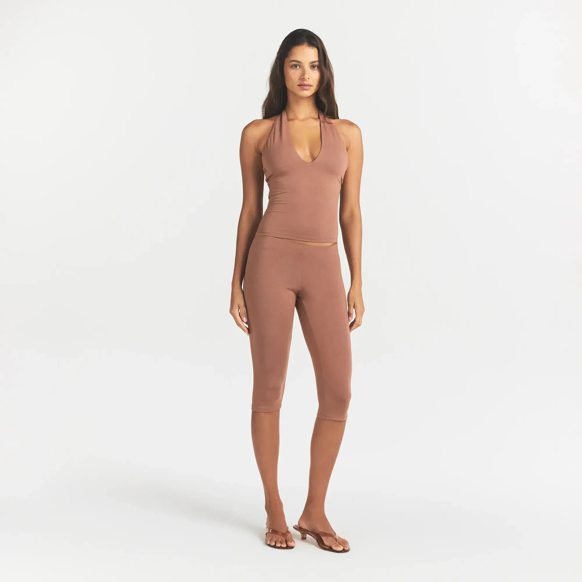 Smooth Layers High-waisted Capri