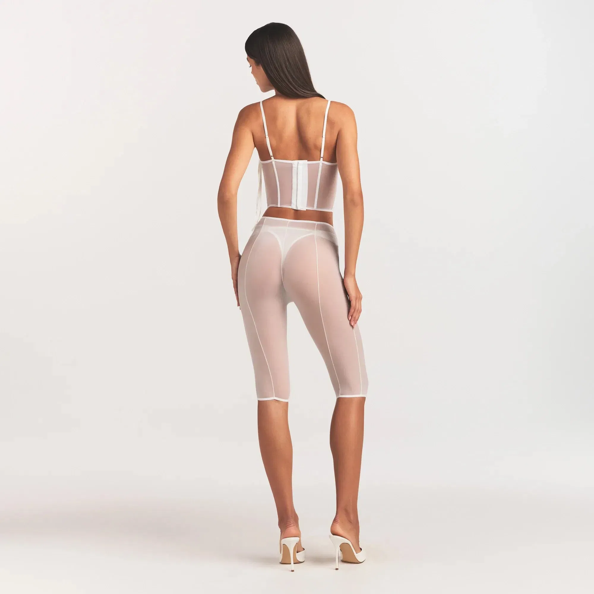 Ultra Fine Mesh Bow Corset