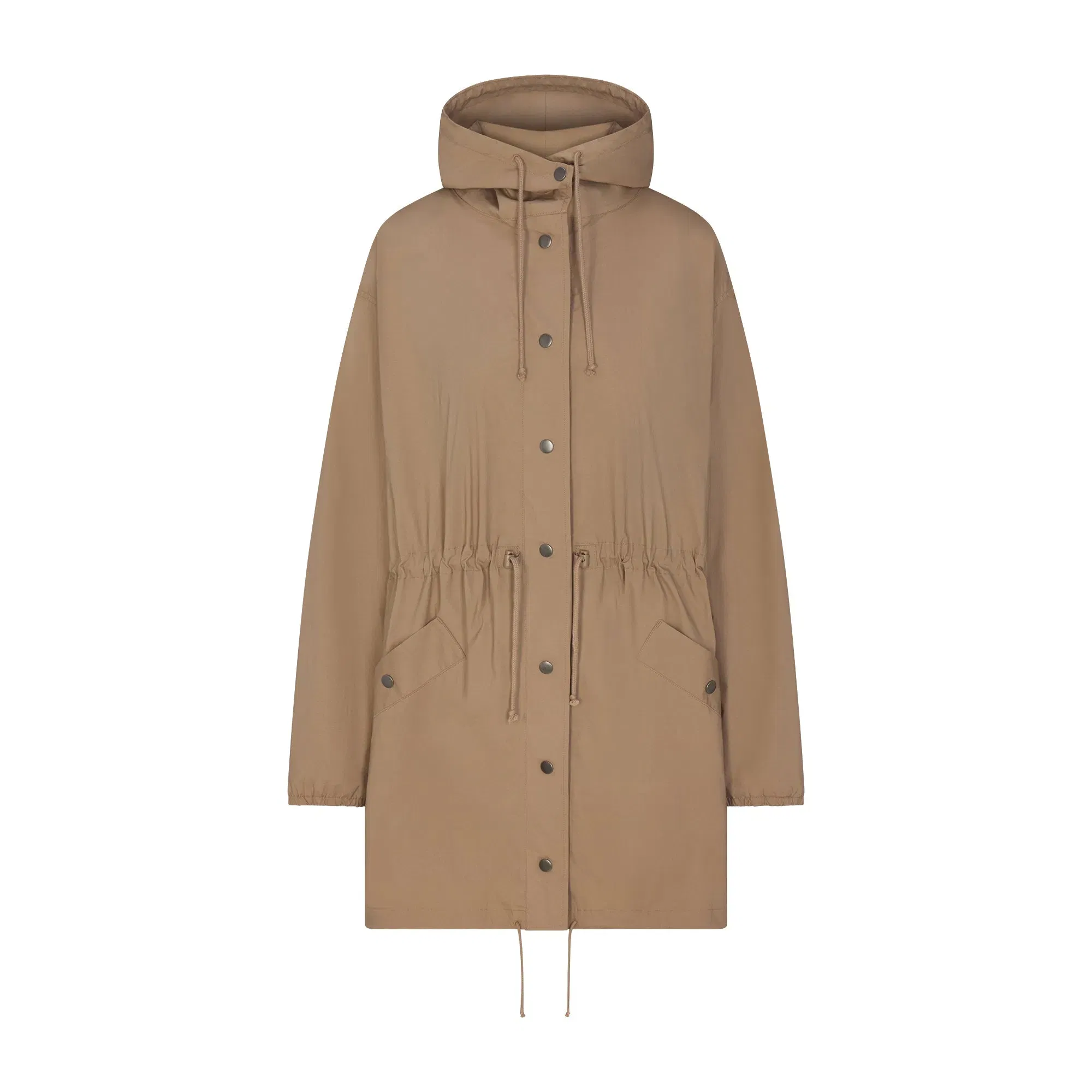 Woven Cotton Oversized Anorak