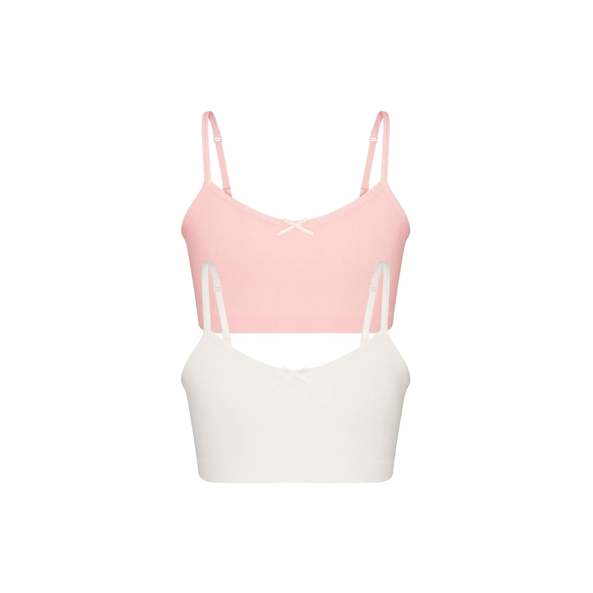 Cotton Seamless Juniors Bralette 2-pack