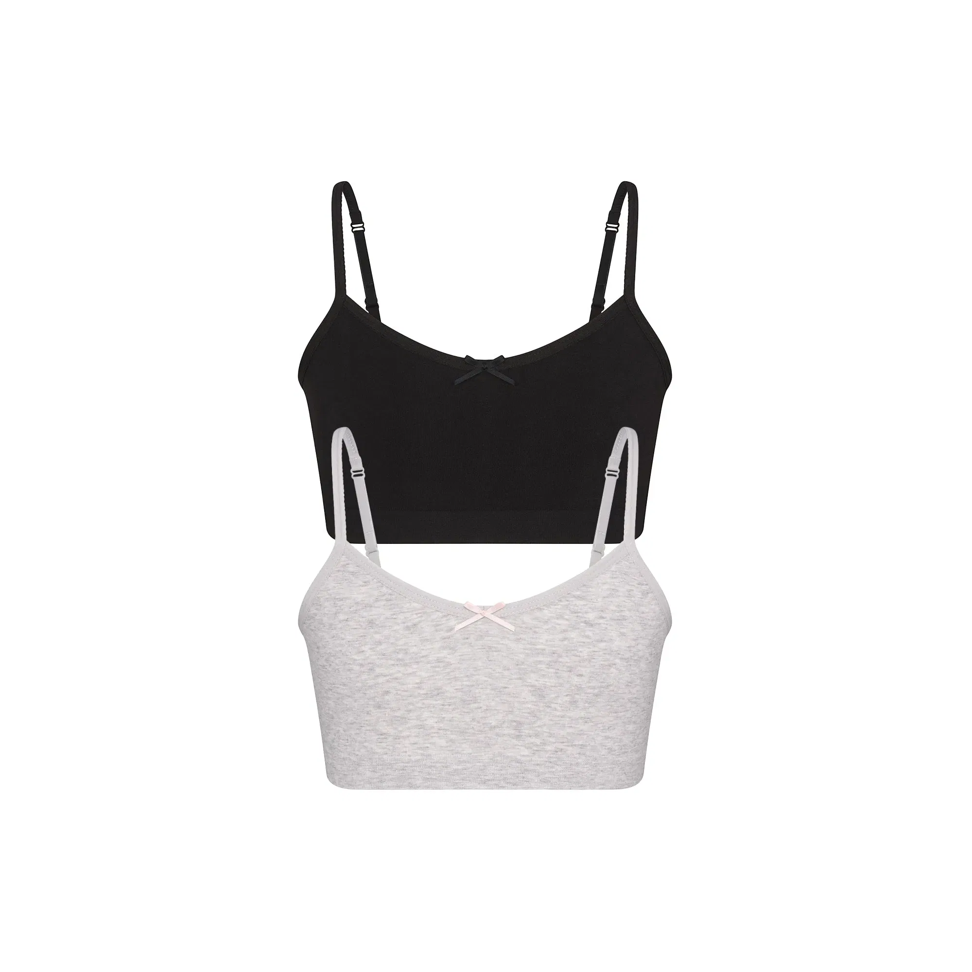 Cotton Seamless Juniors Bralette 2-pack