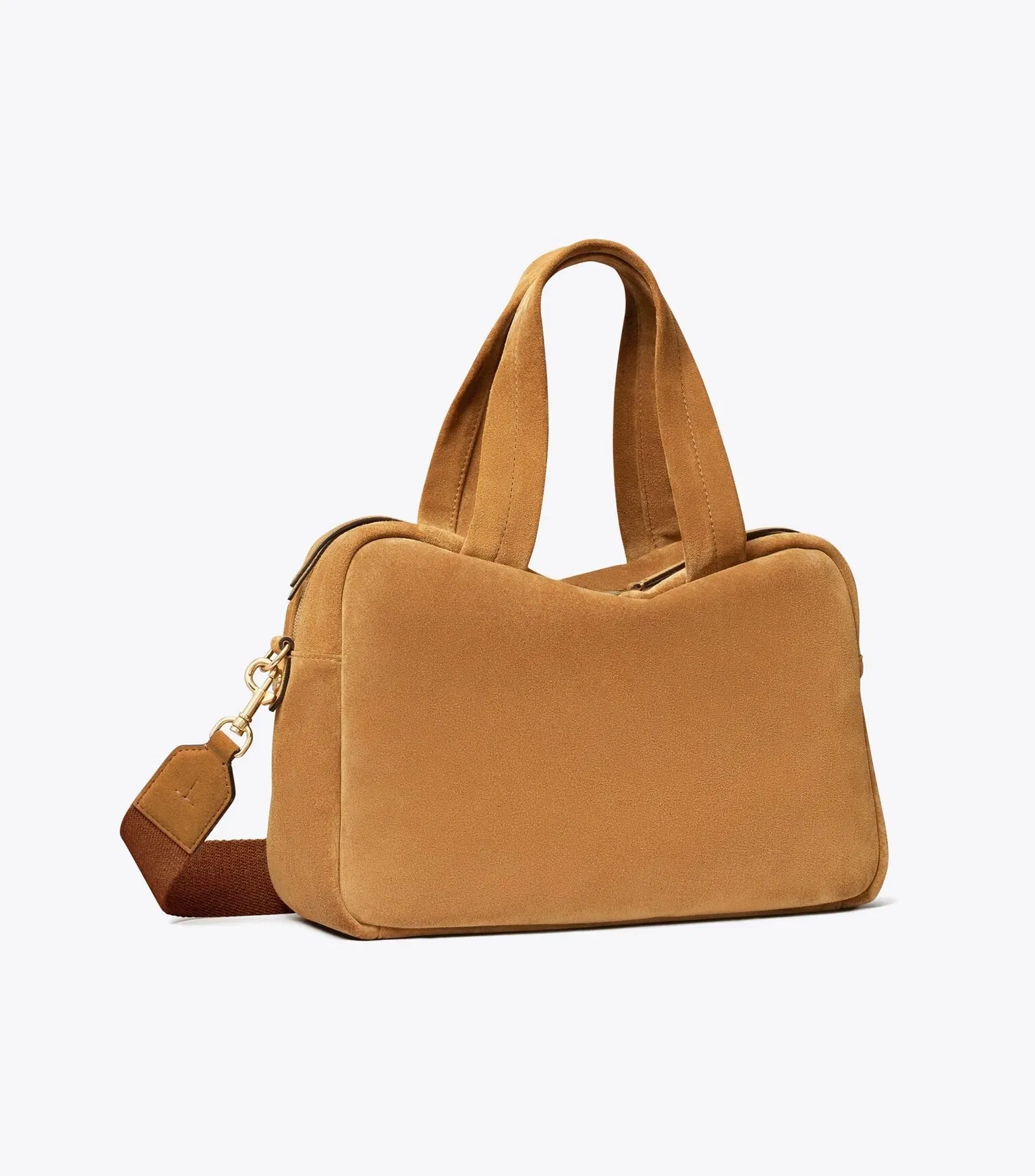 Suede Satchel