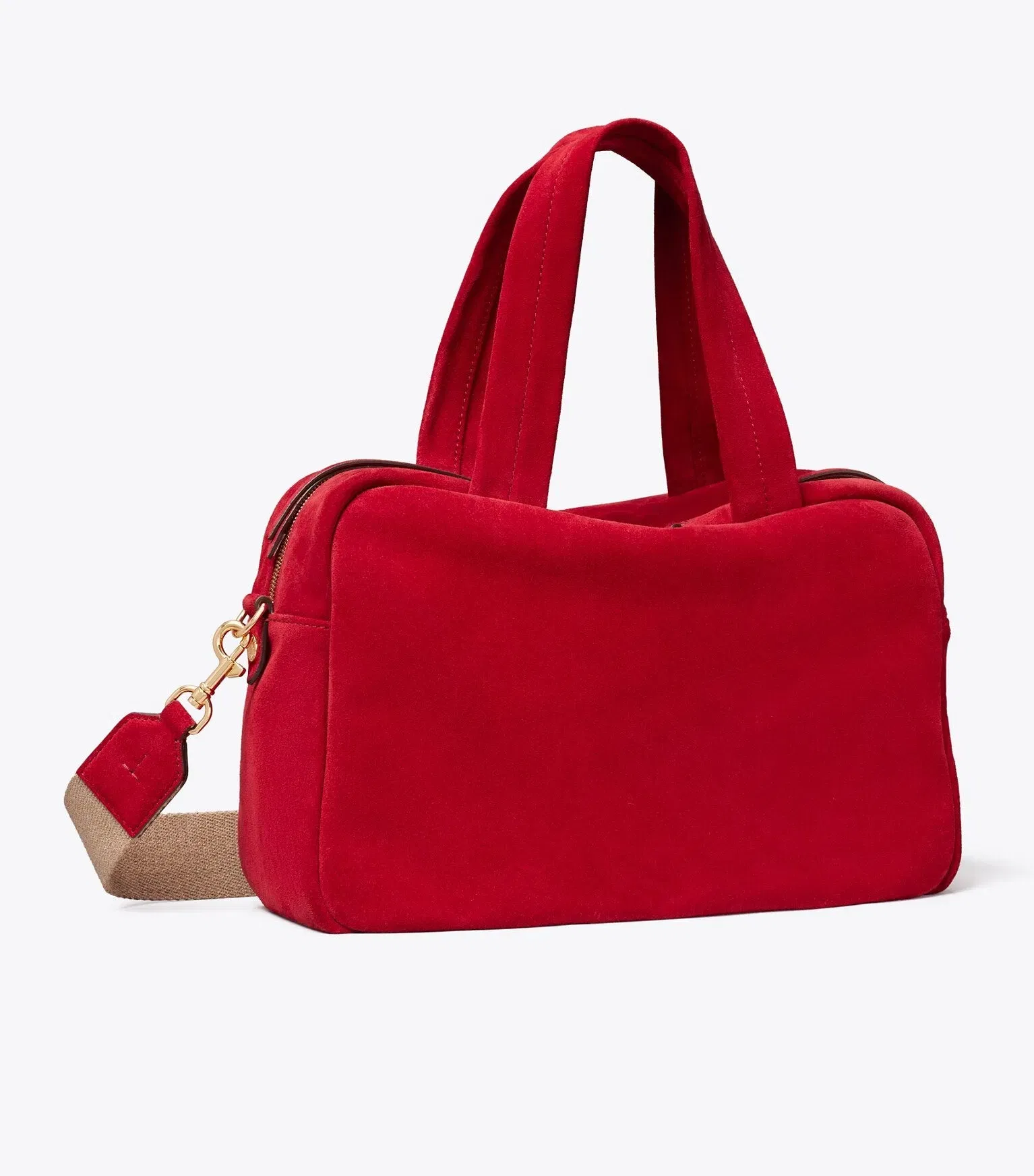 Suede Satchel