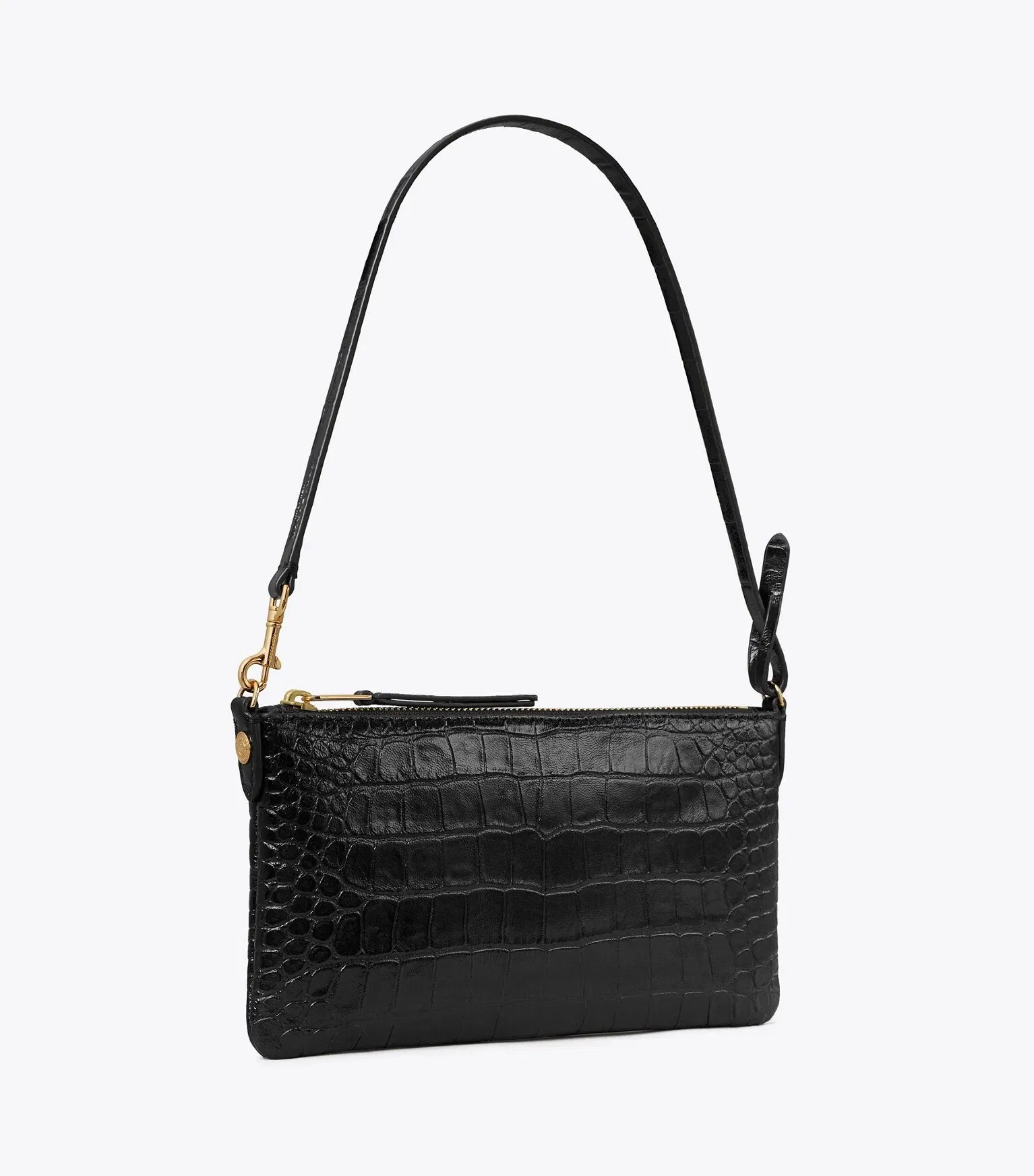 Croc-Embossed Pochette